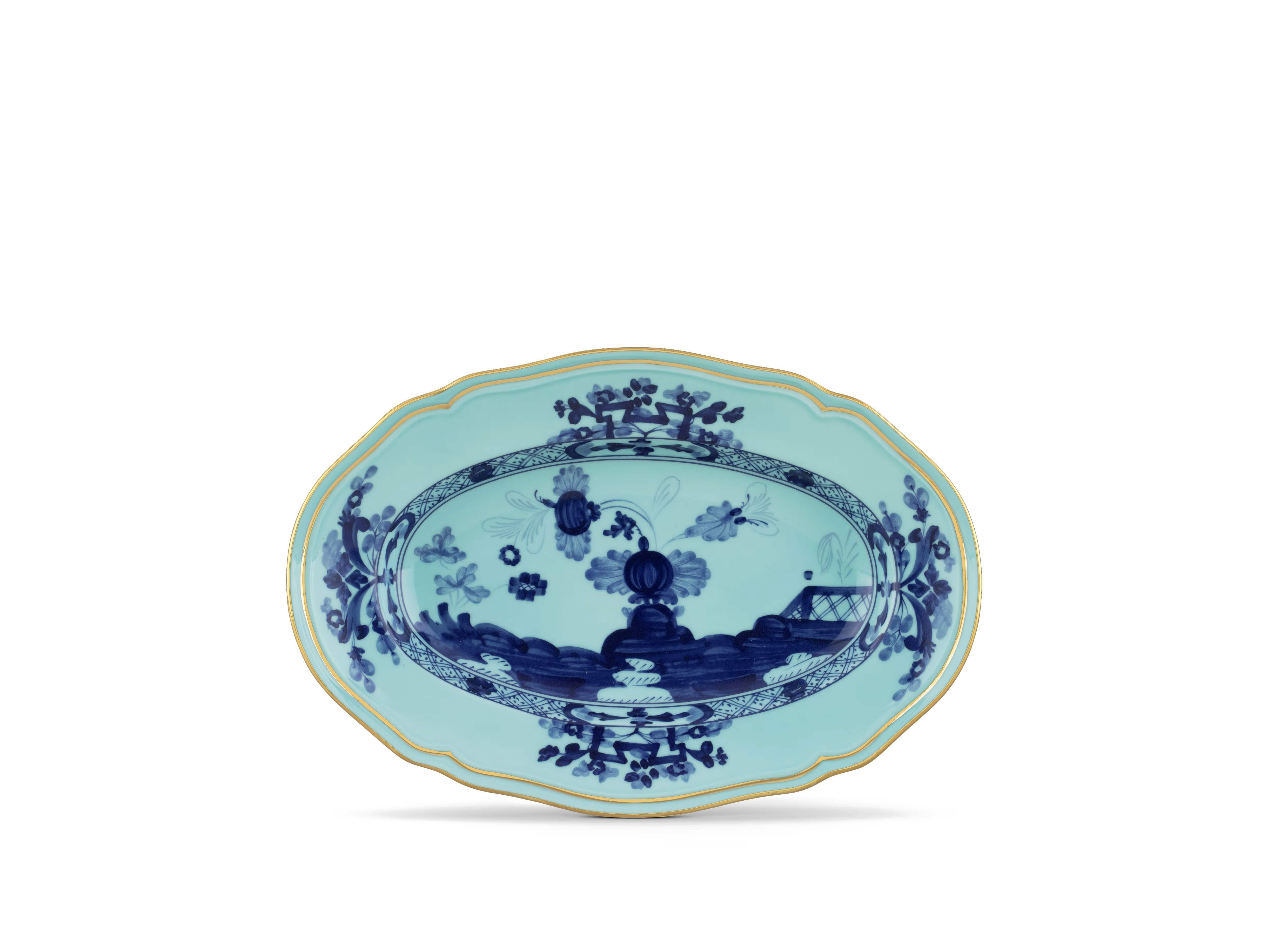 Oriente İtaliano-Iris 22,5 cm Oval Servis