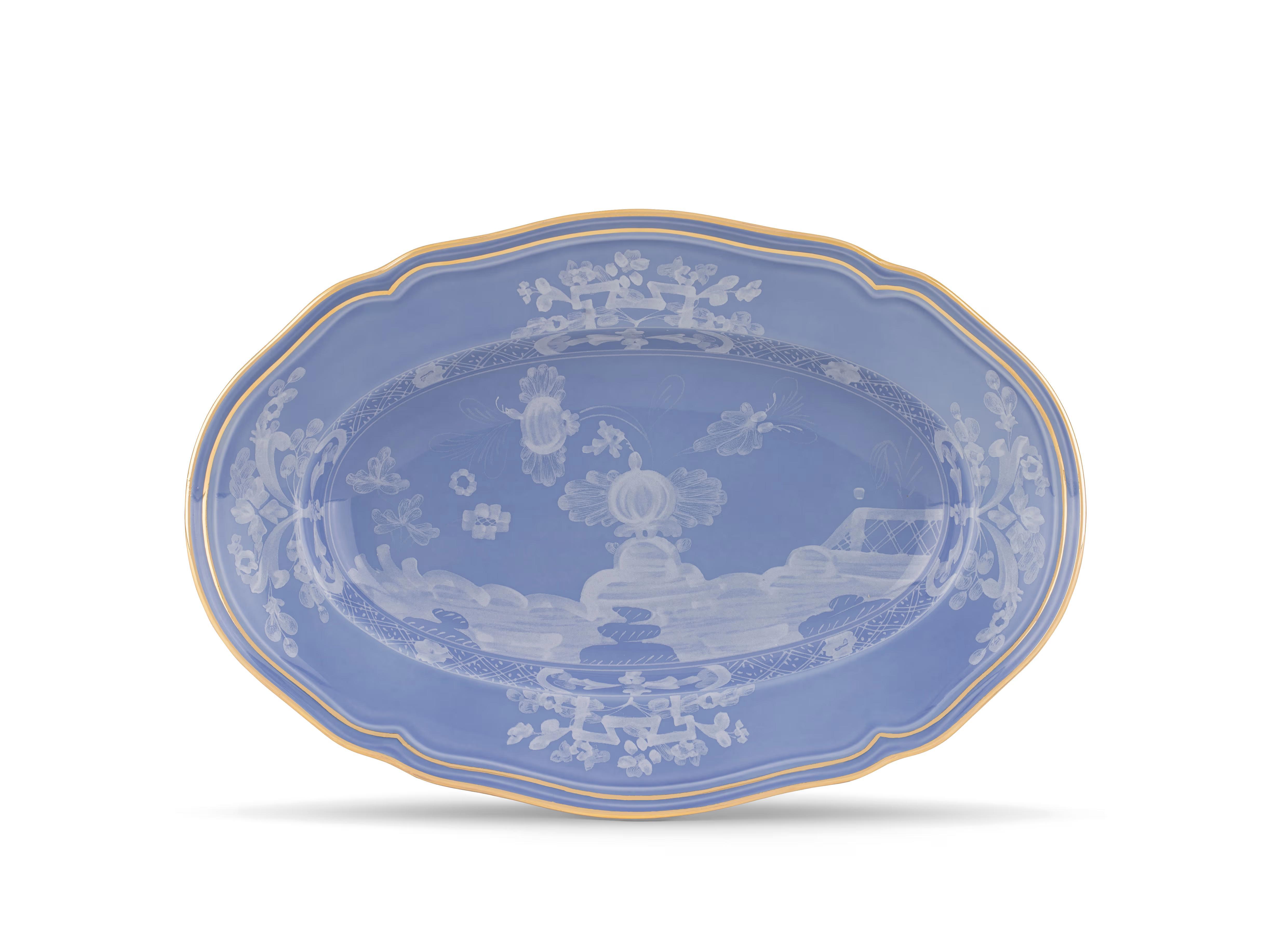 Oriente İtaliano-Pervinca 34 cm Oval Servis