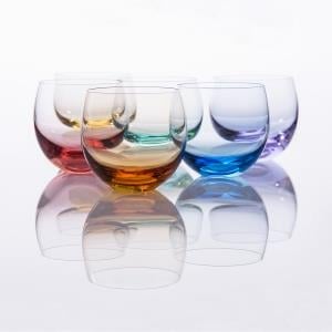 Culbuto 6'lı renkli bardak seti 65 ml