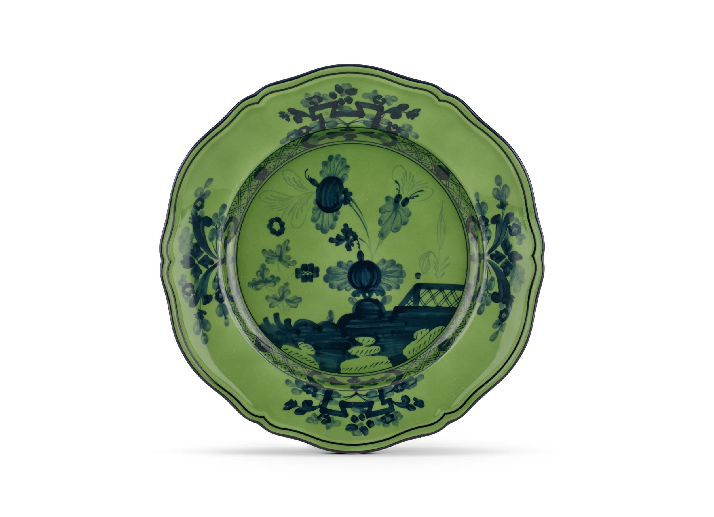 Oriente İtaliano-Malachite Servis Tabağı