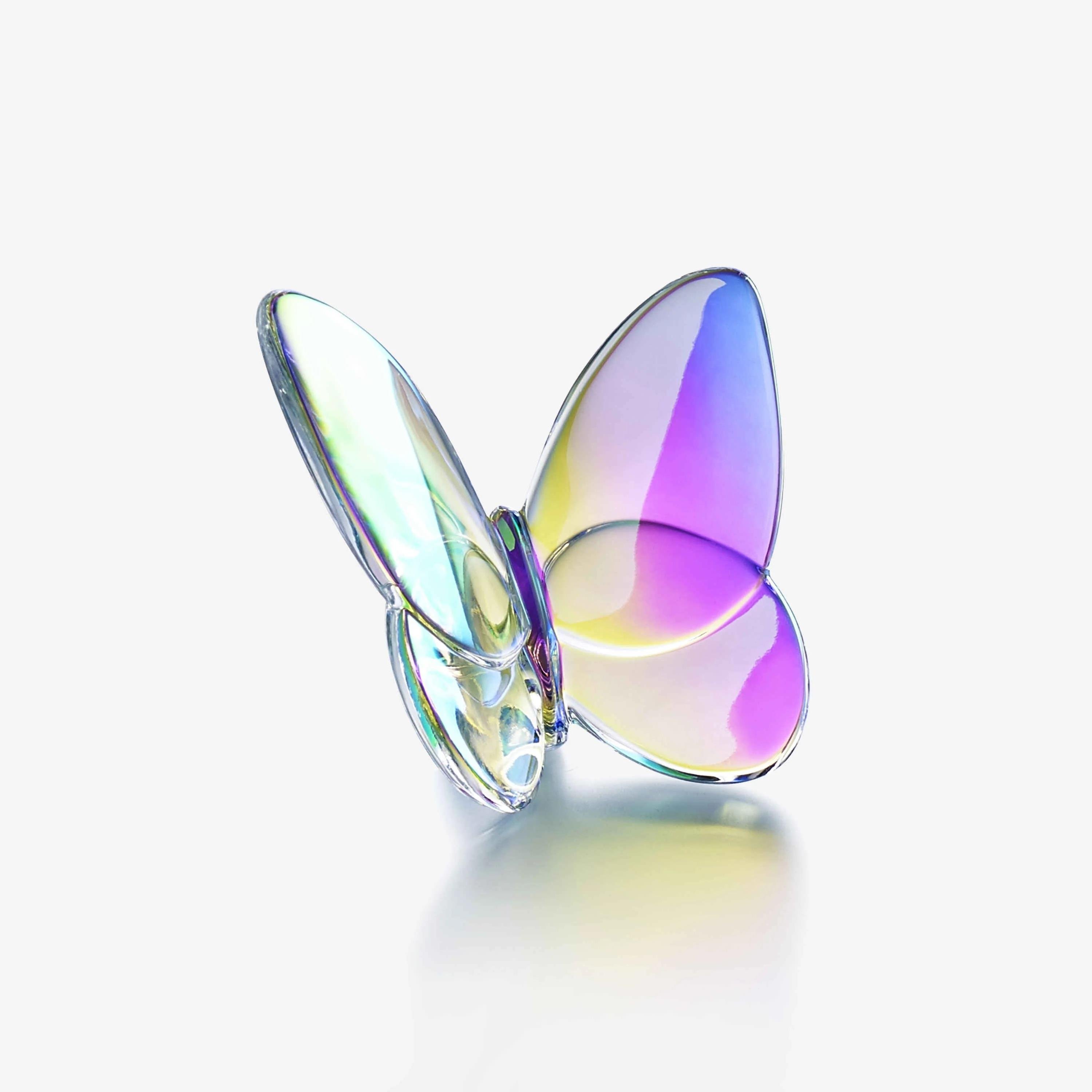 Papillon Lucky İridescent Kelebek Kristal Biblo