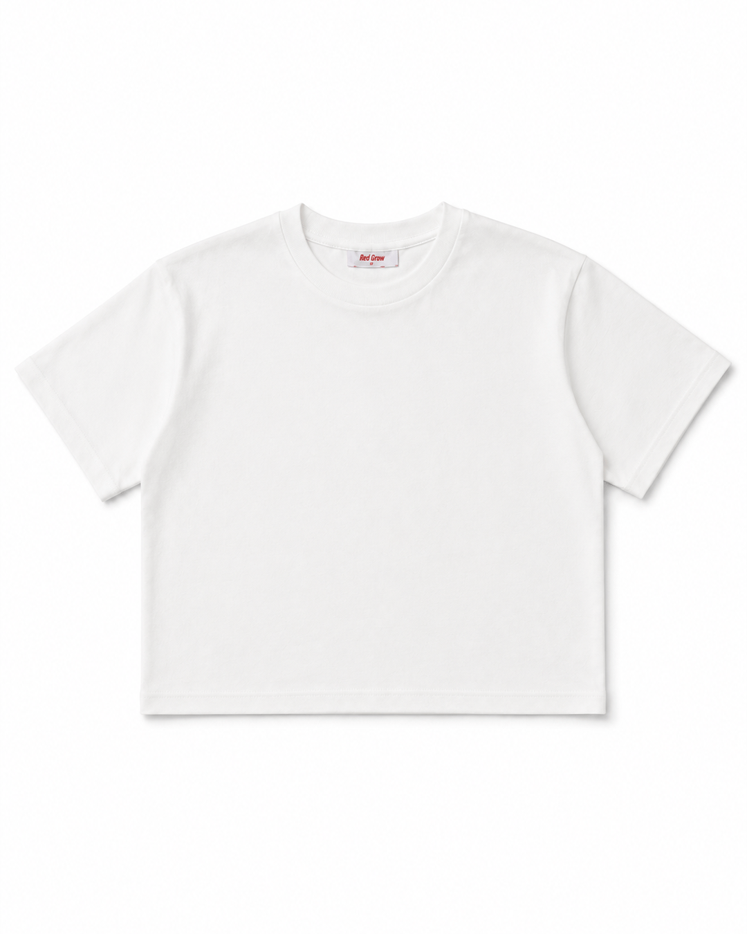 T-shirt Boxy fit “RED BASİC” - White