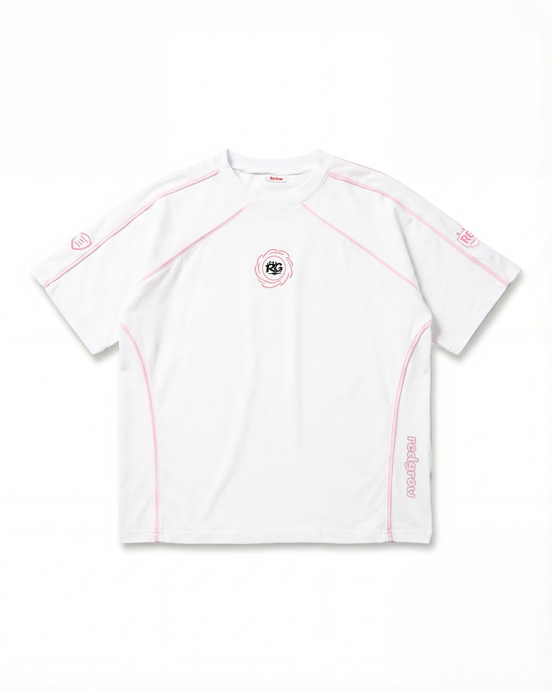 T-shirt “REDSTRİP” - White