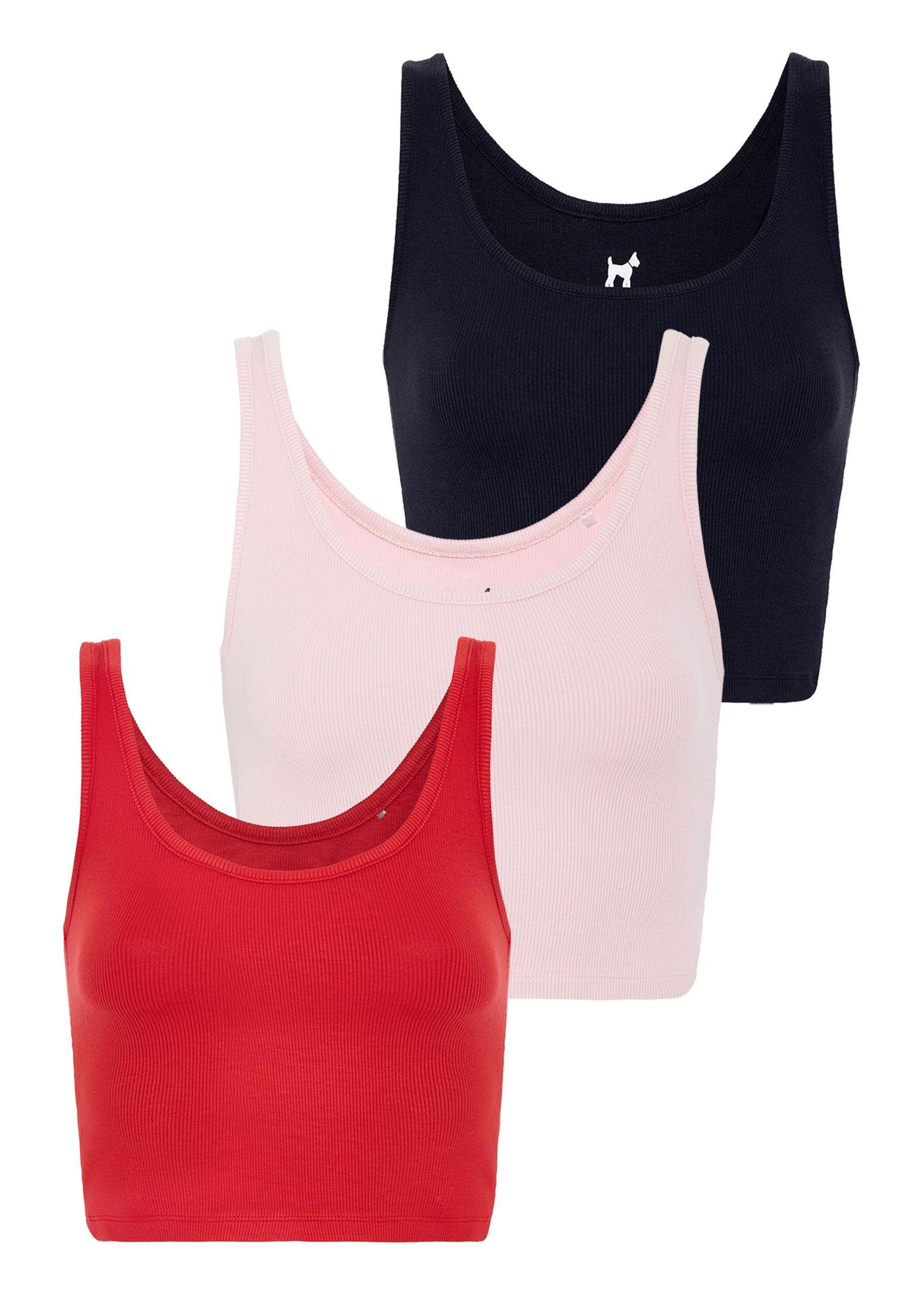 Alyce Kadın Slim Fit Basic 3'lü Atlet