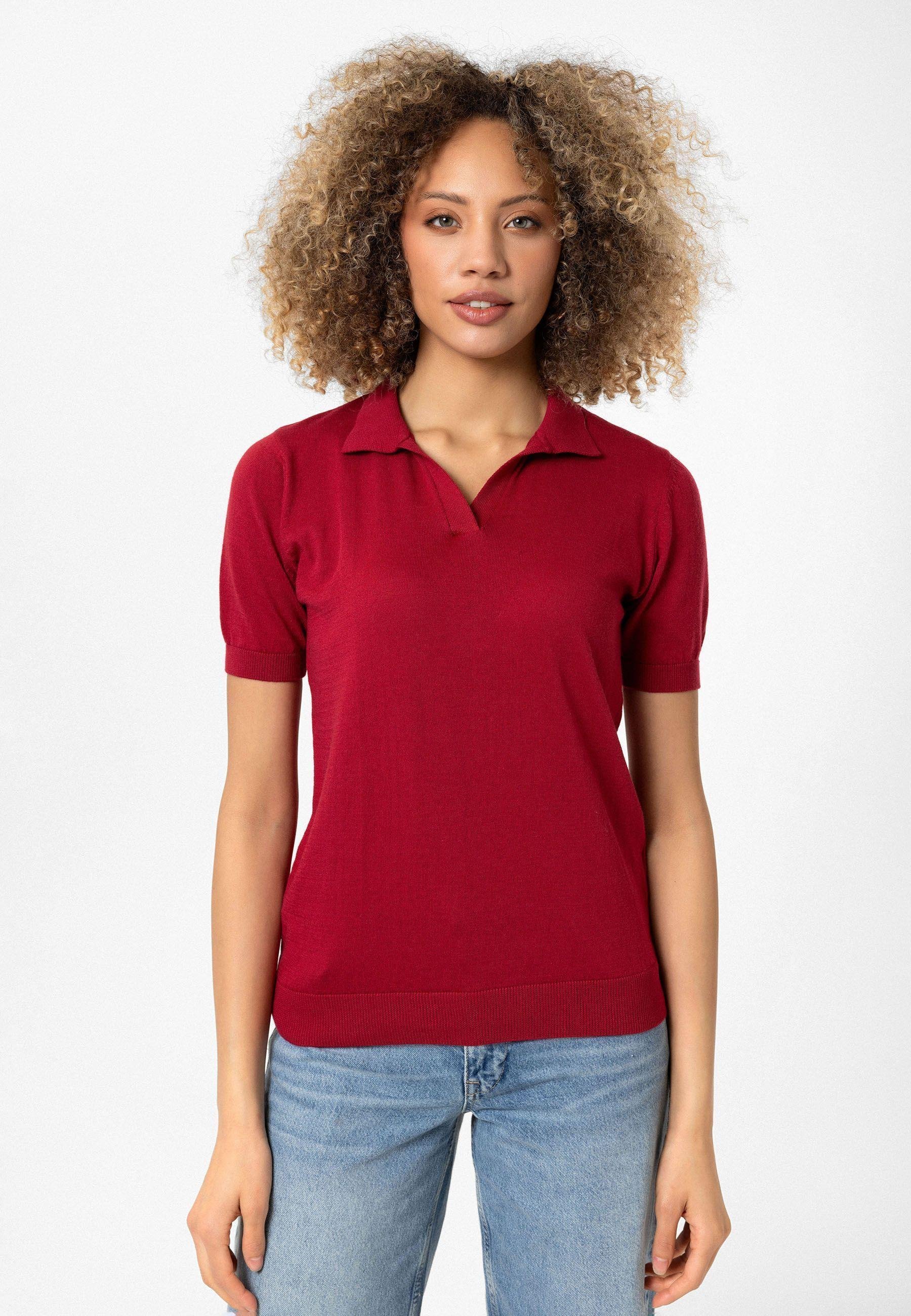 Celina Kadın Polo Yaka Triko T-Shirt