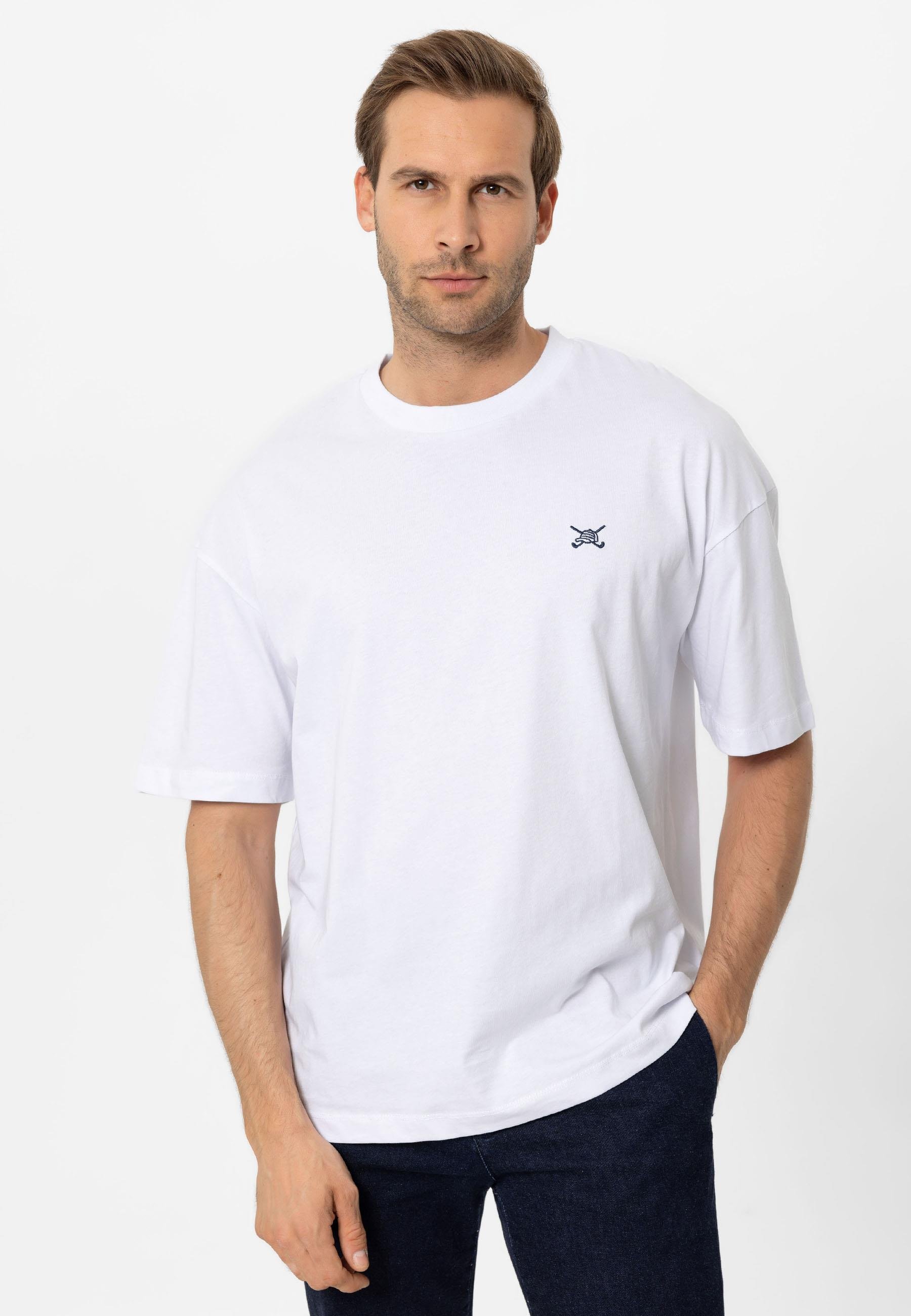 Erkek Oversize Nakışlı T-Shirt
