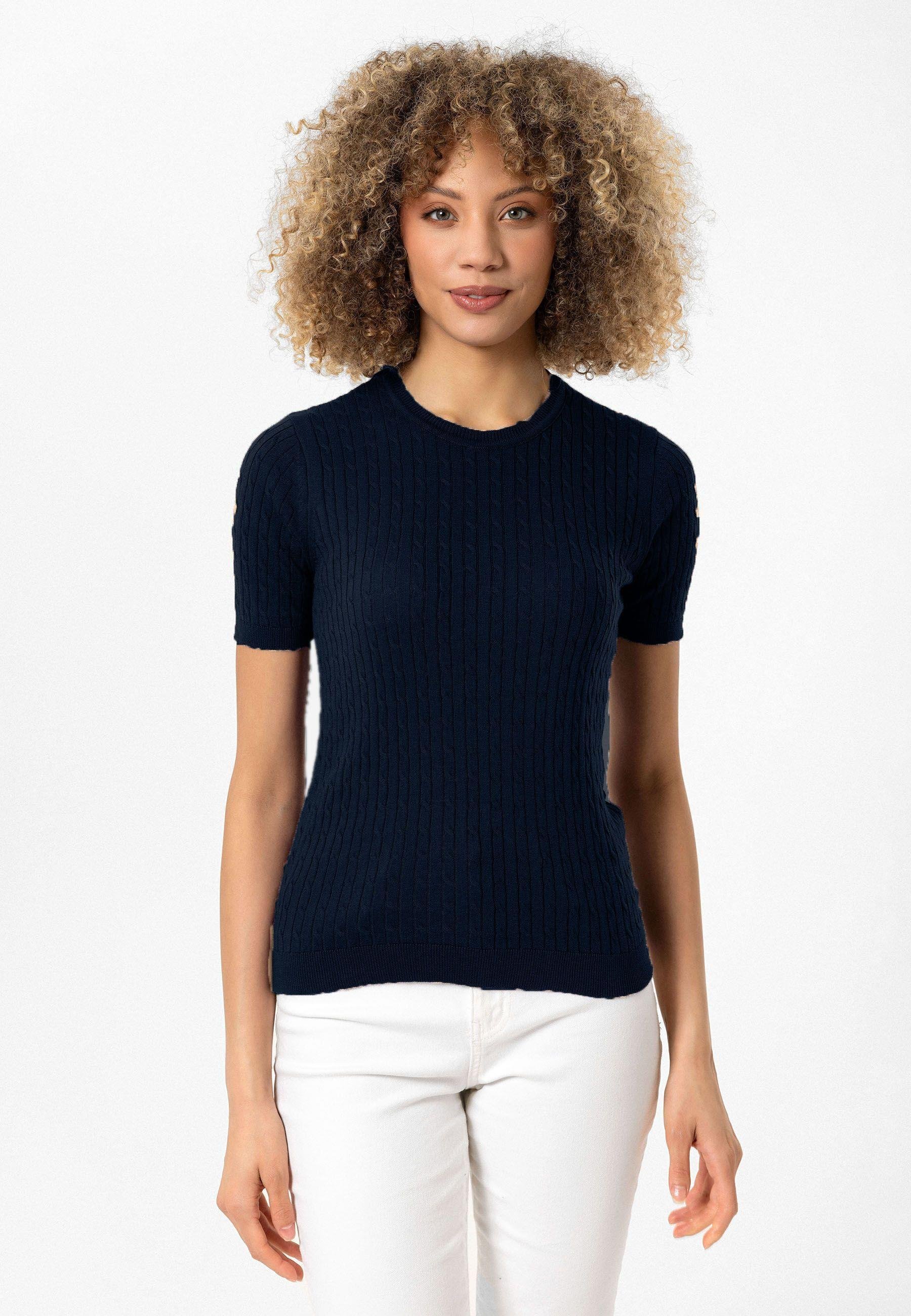 Hanna Kadın Slim Fit Triko T-Shirt