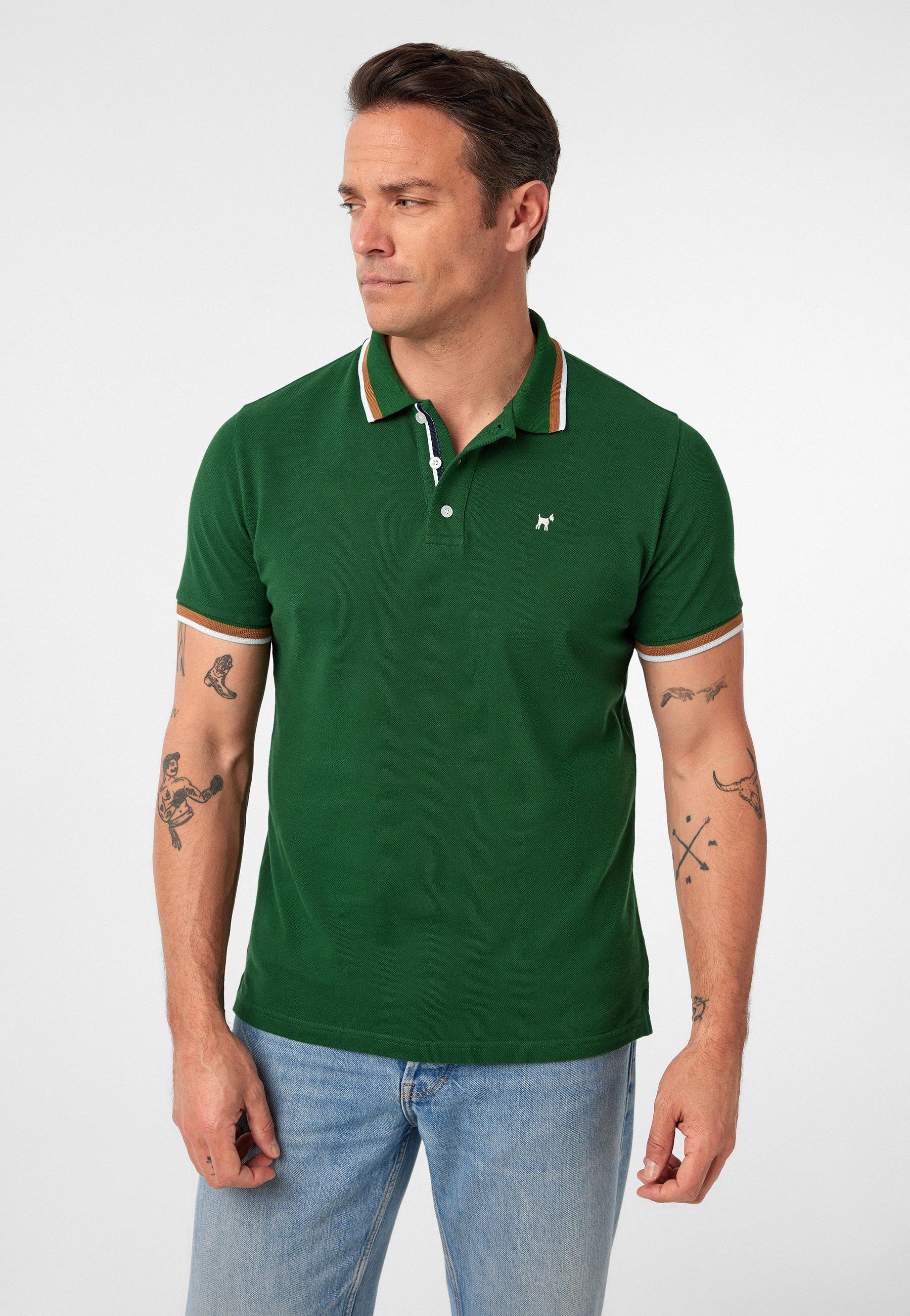 Javeir Erkek Regular Fit Çizgi Detaylı Polo Yaka T-Shirt