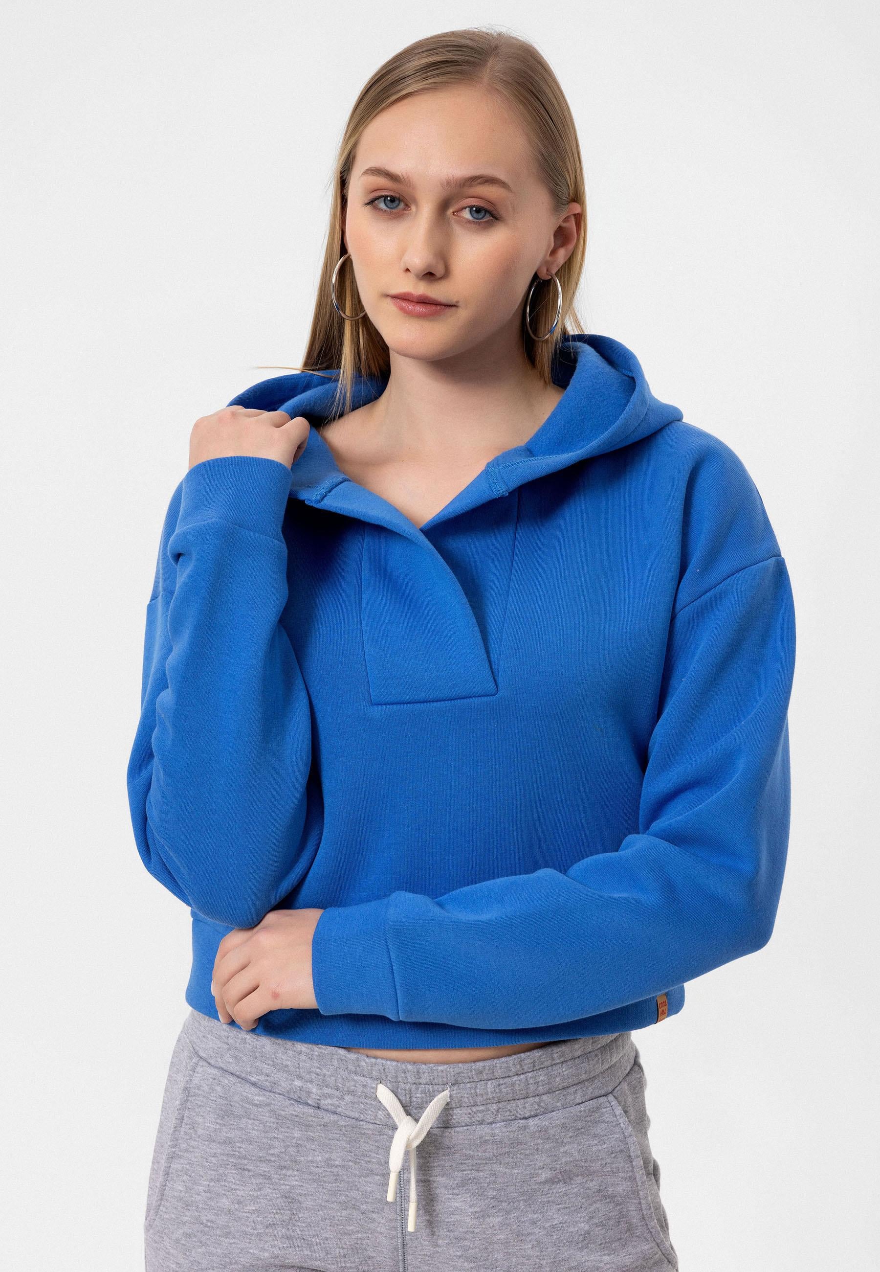 Jonas Kadın Crop Fit Kapüşonlu Sweatshirt
