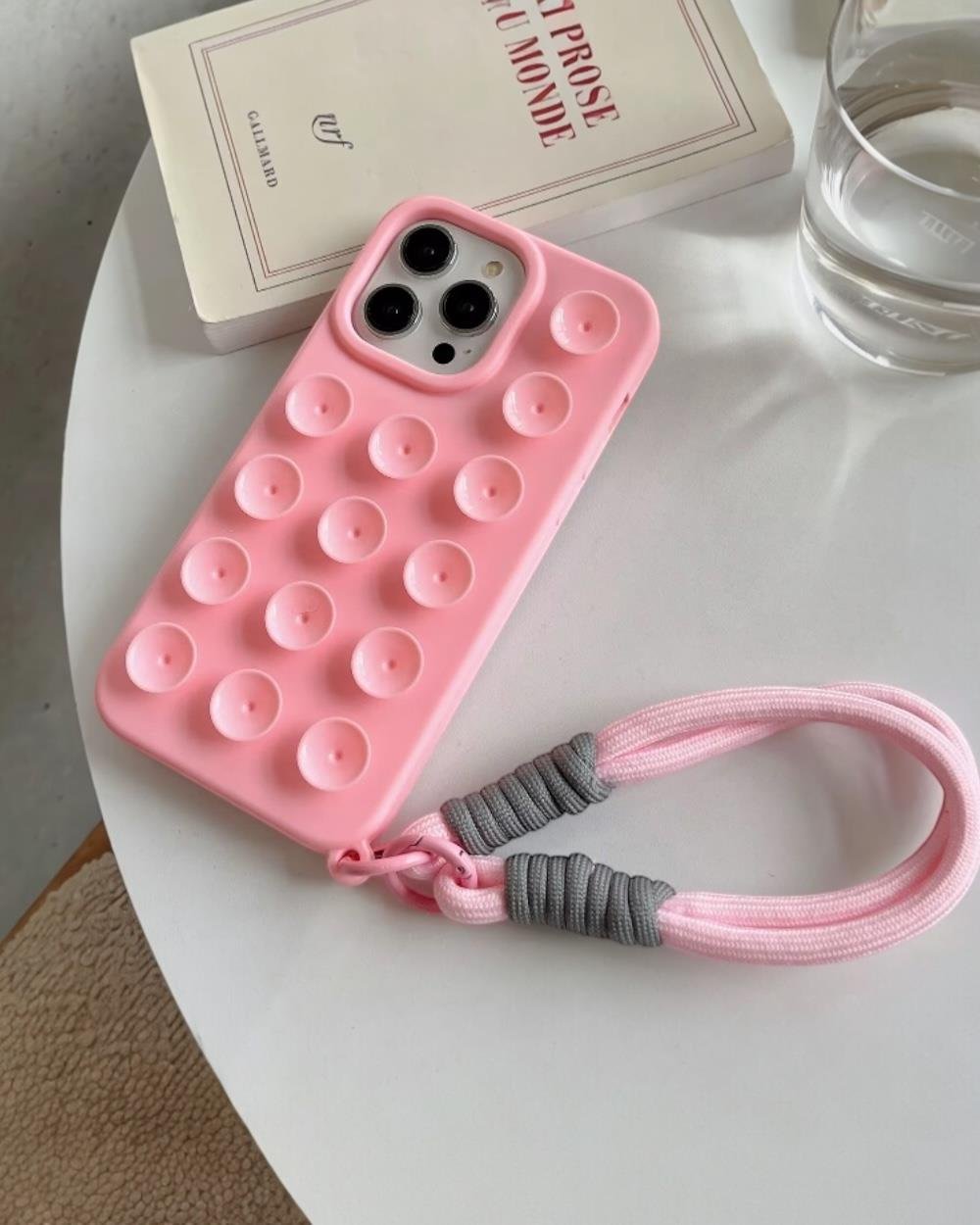 Iphone Uyumlu Vantuzlu El Askılı Silikon Kılıf