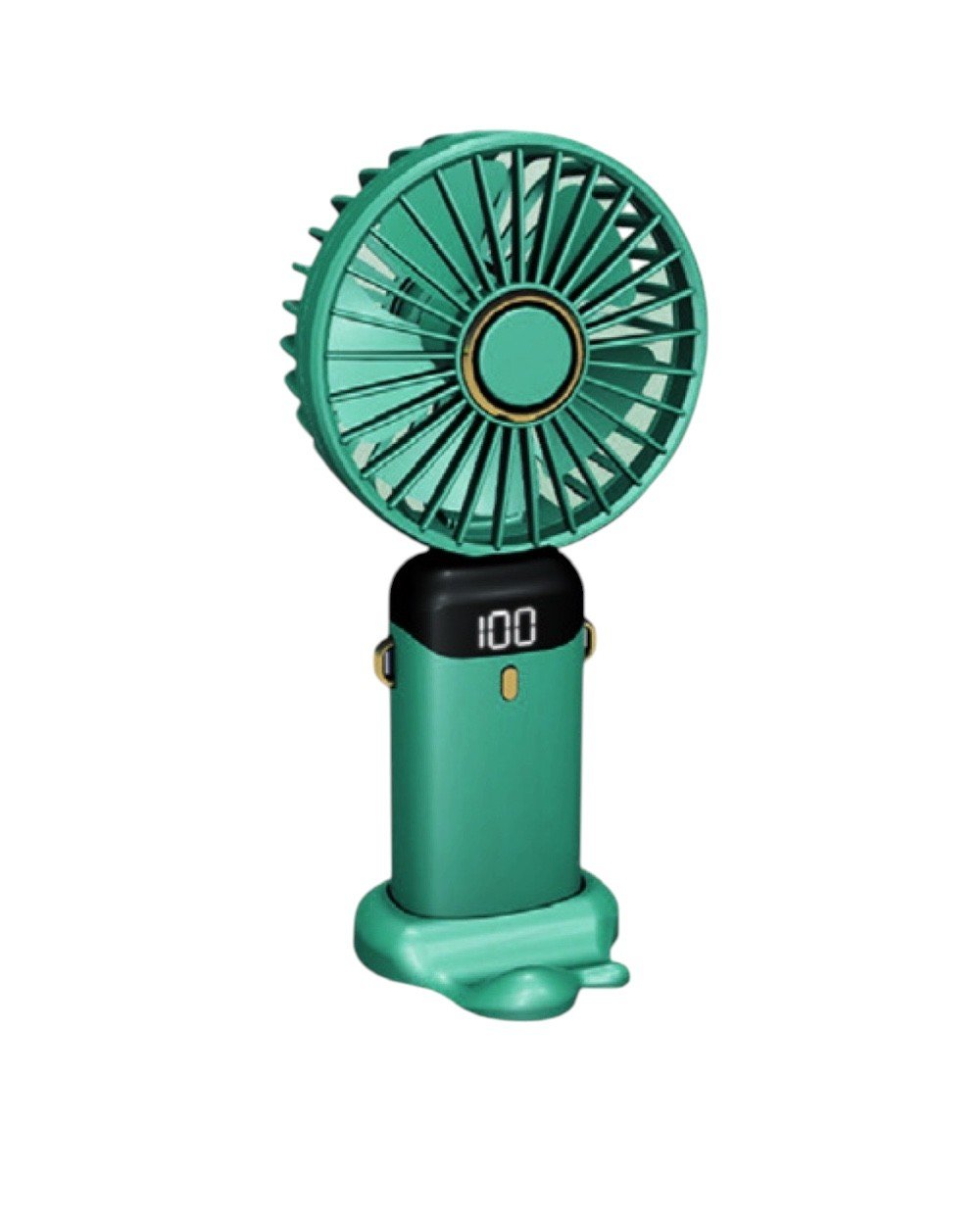 El ve Masaüstü FanLCD Göstergeli Mini El Fanı 12000 Rpm Şarjlı Taşınabilir USB Vantilatör Cep Fanı