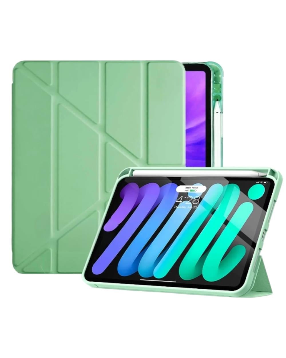 Samsung Uyumlu Trifold Yumuşak Akıllı Uyku Modlu Tablet Kılıfı