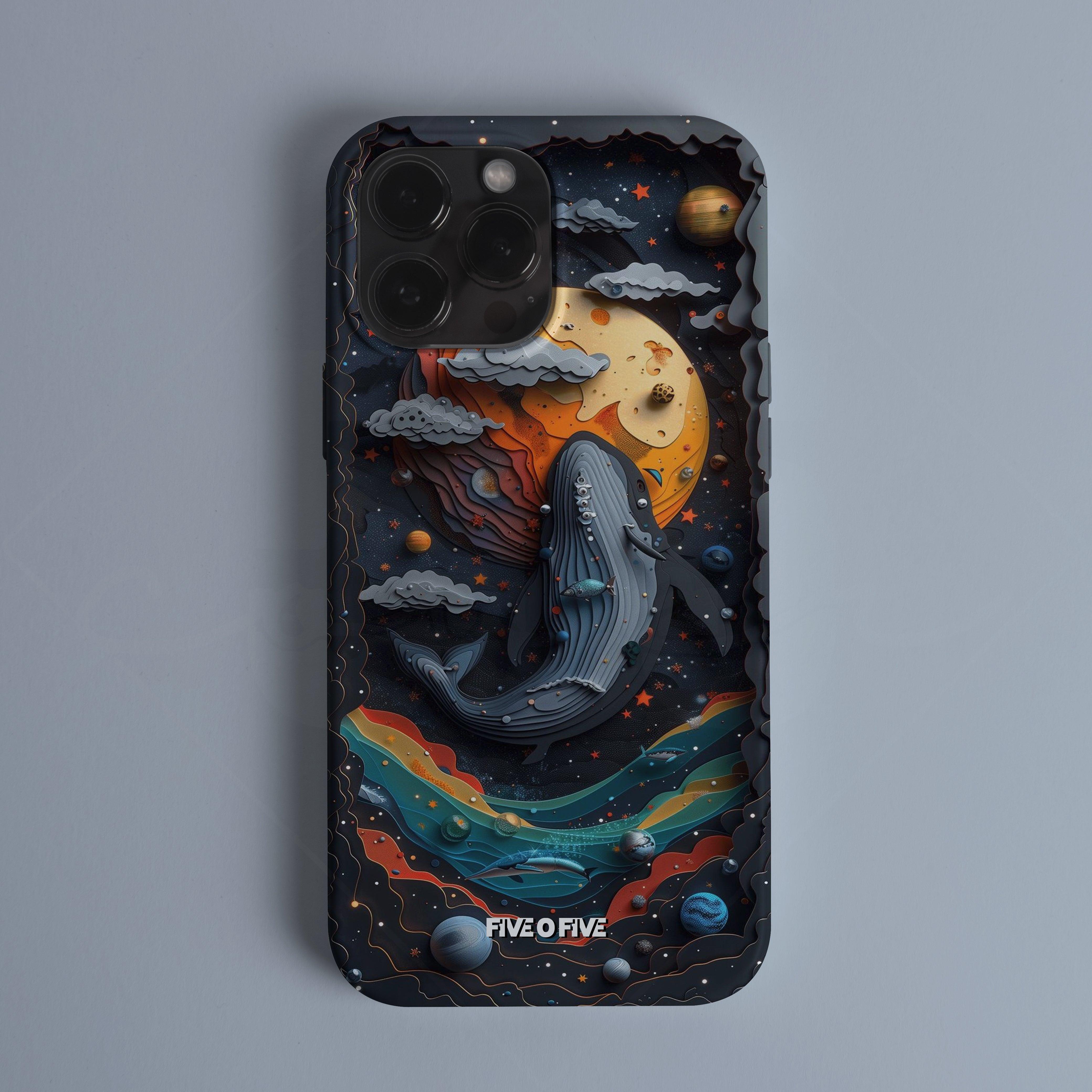 Acrylic Black Whale Kılıf