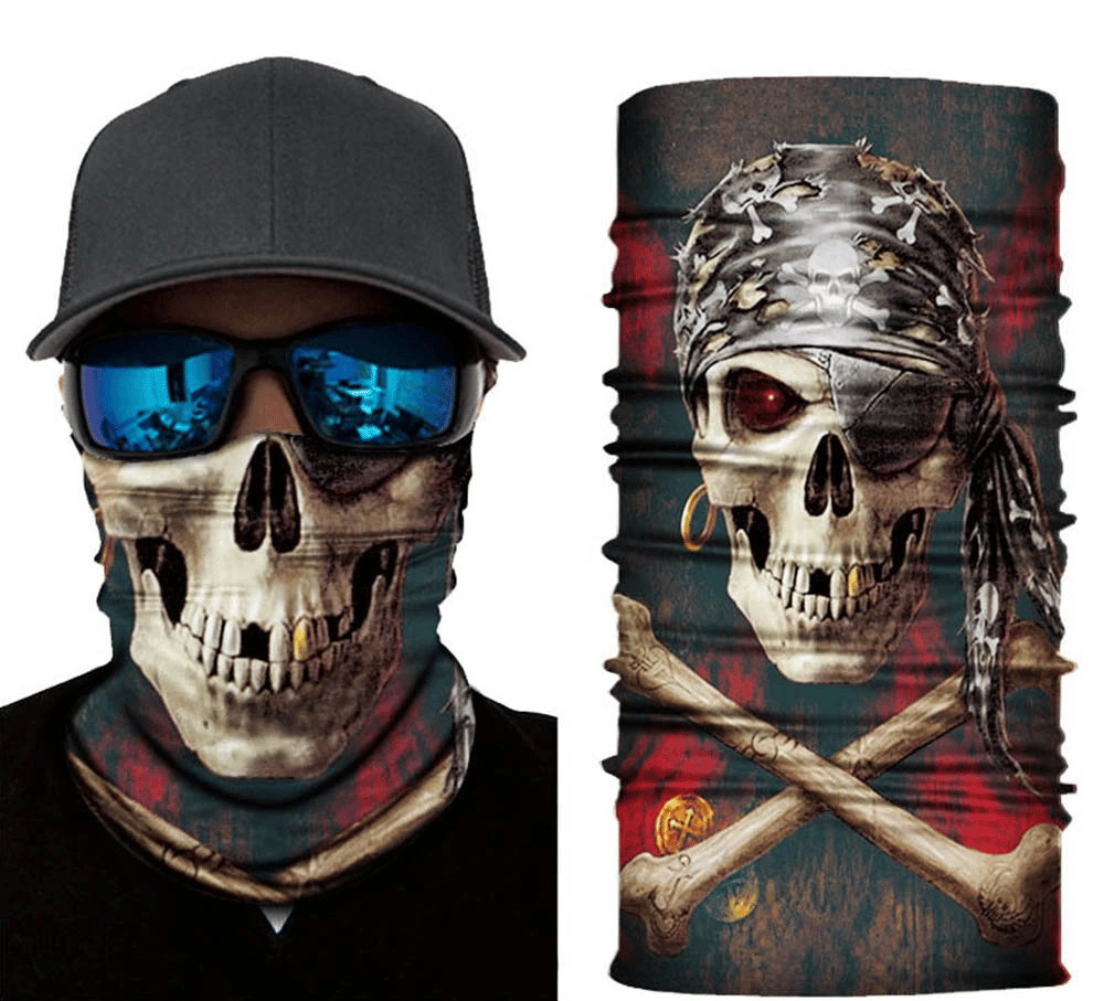 Motorcu Boyunluk Baf Buff Bandana 25x48 Cm Model 2