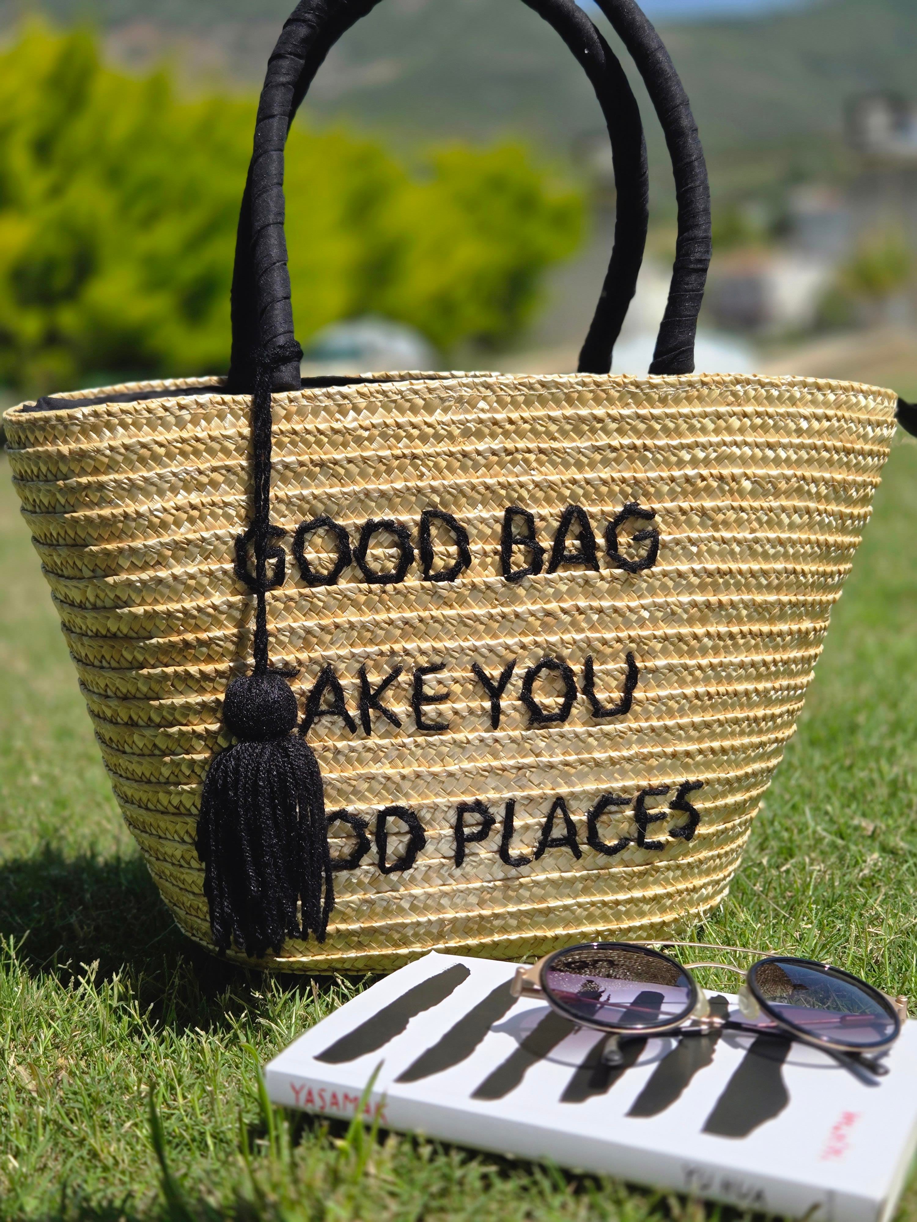 Good Places Hasır Çanta