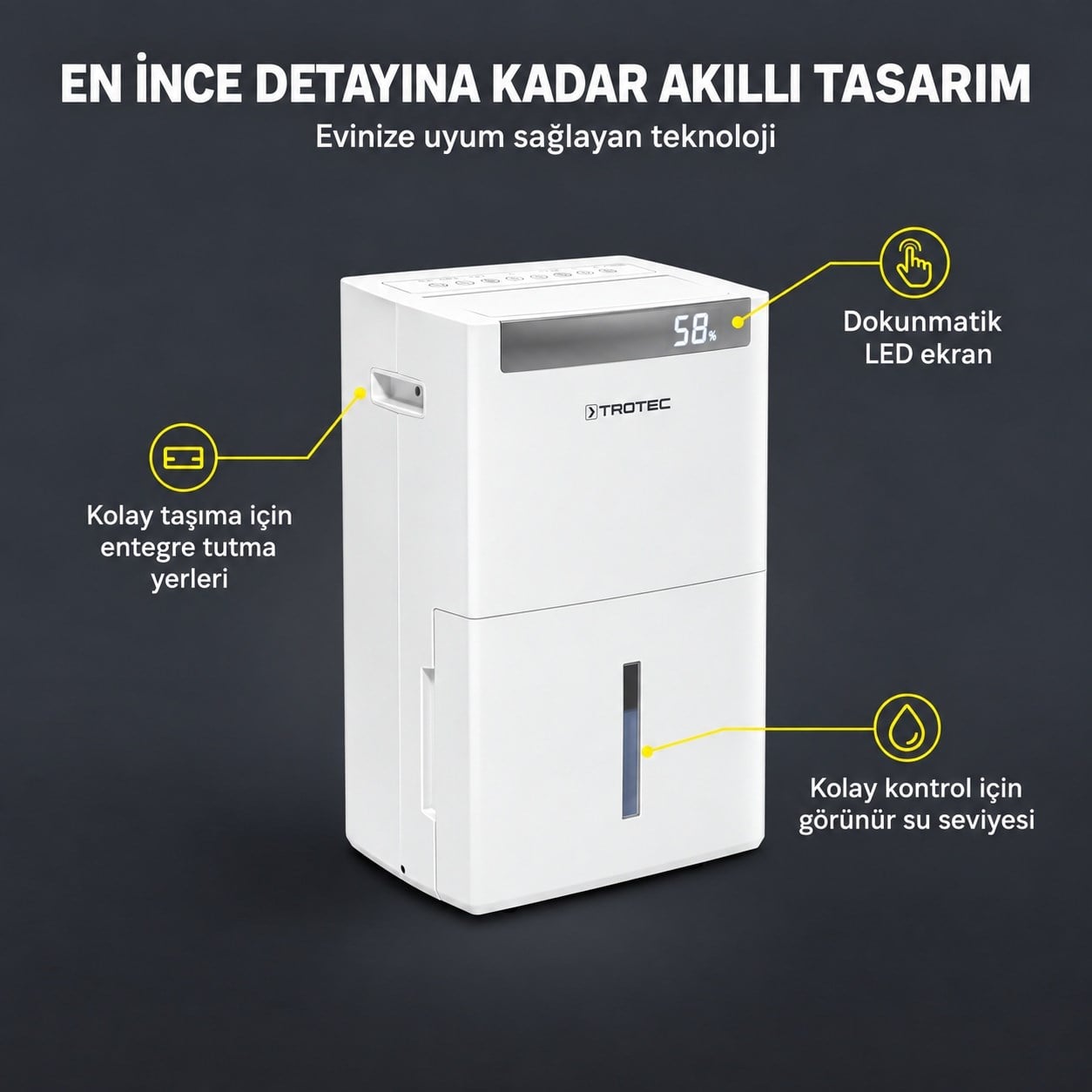 İnverter Nem Alma Cihazı TTK-I 110 WiFi