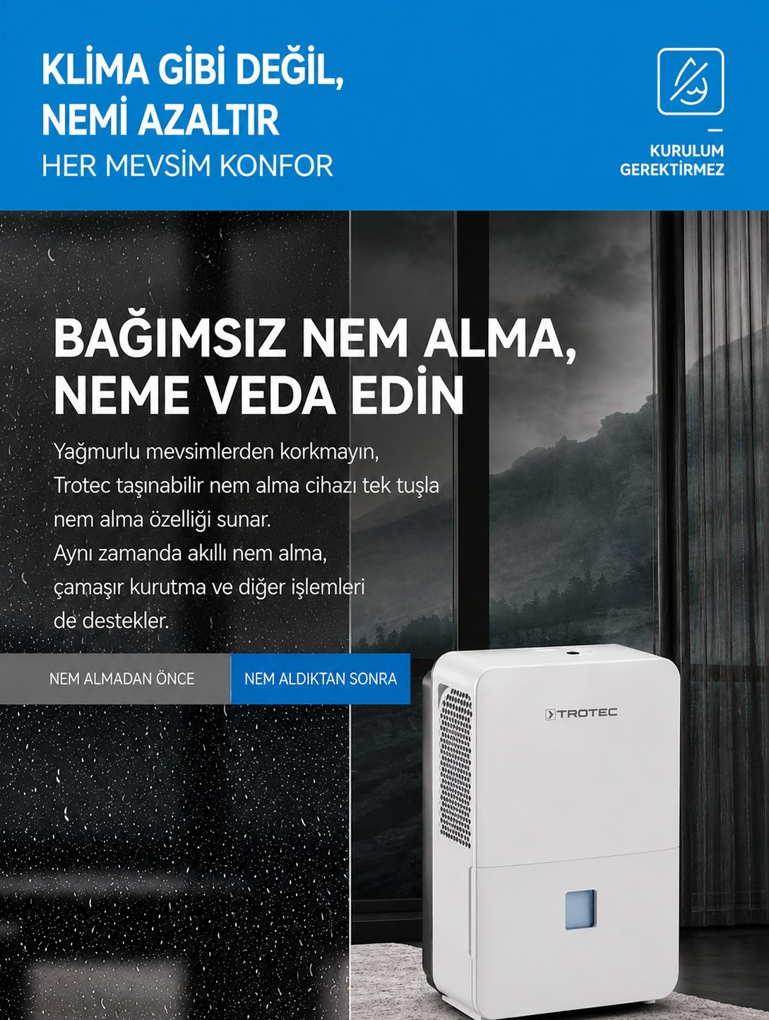 Nem Alma Cihazı TTK 127 E