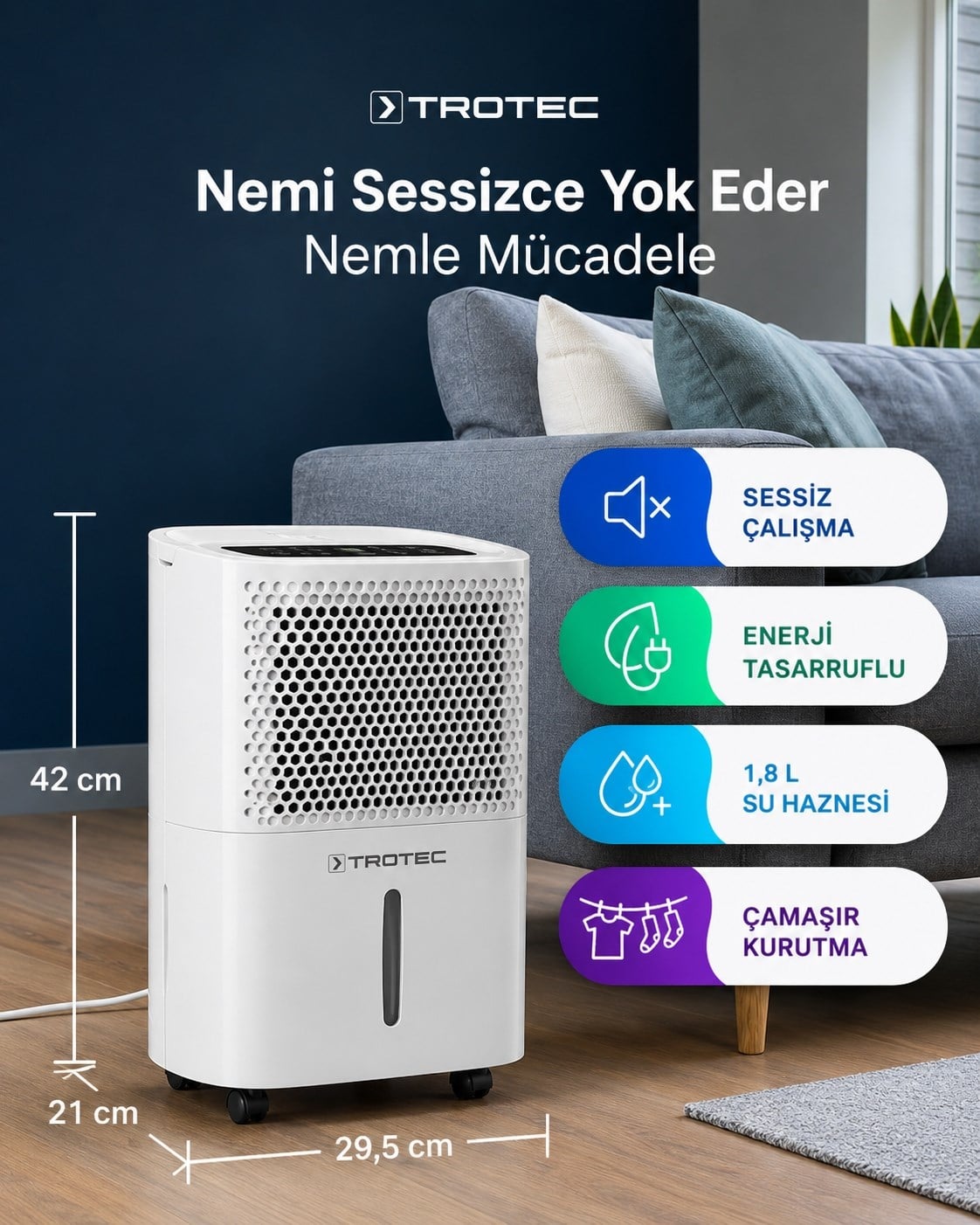 Nem Alma Cihazı TTK 26 E 