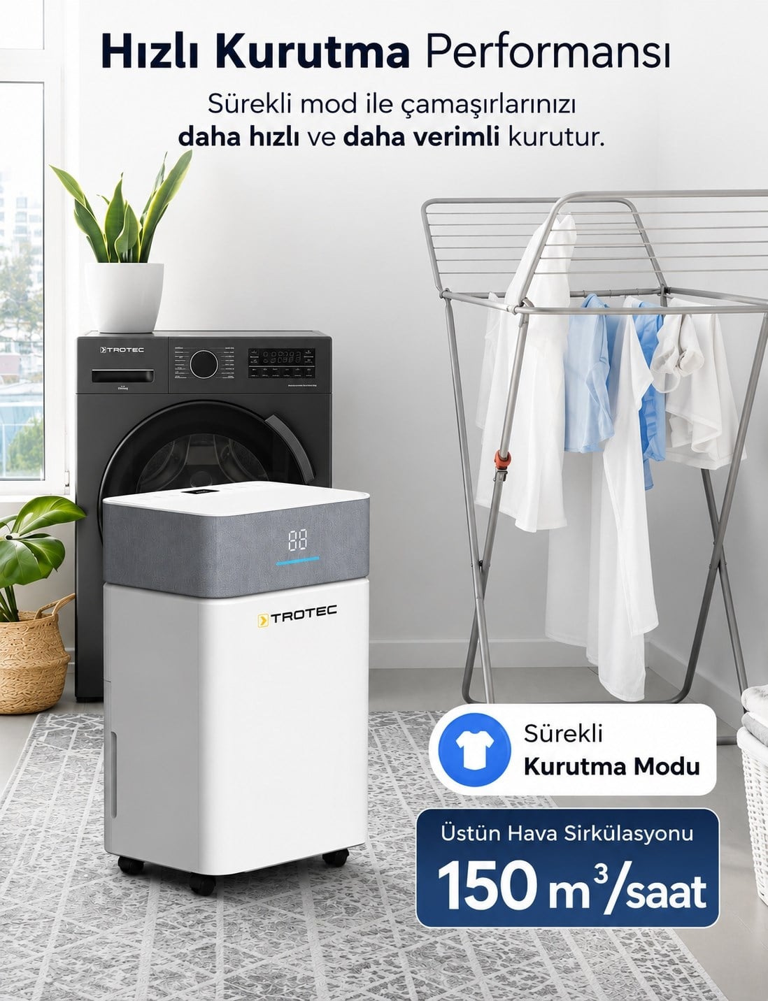 Nem Alma Cihazı TTK 63 E WiFi
