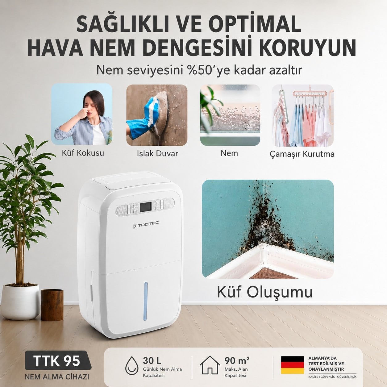 Nem Alma Cihazı TTK 95 E