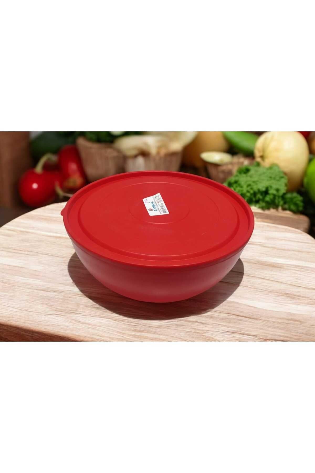ZAMBAK KAPAKLI YUVARLKAK KASE 5,5LT