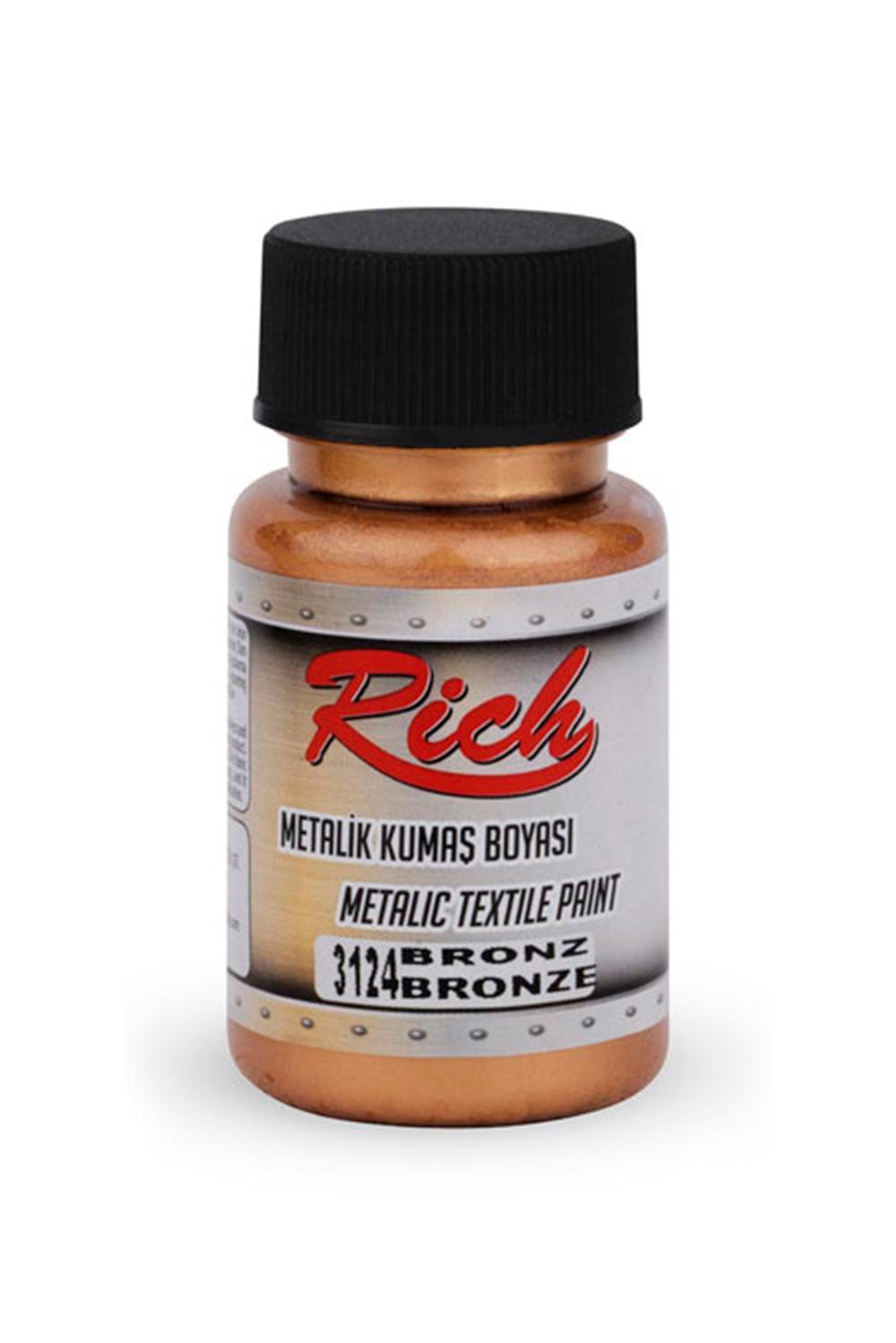 AKRİLİK KUMAŞ BOYASI METALİK - BRONZ 050ml