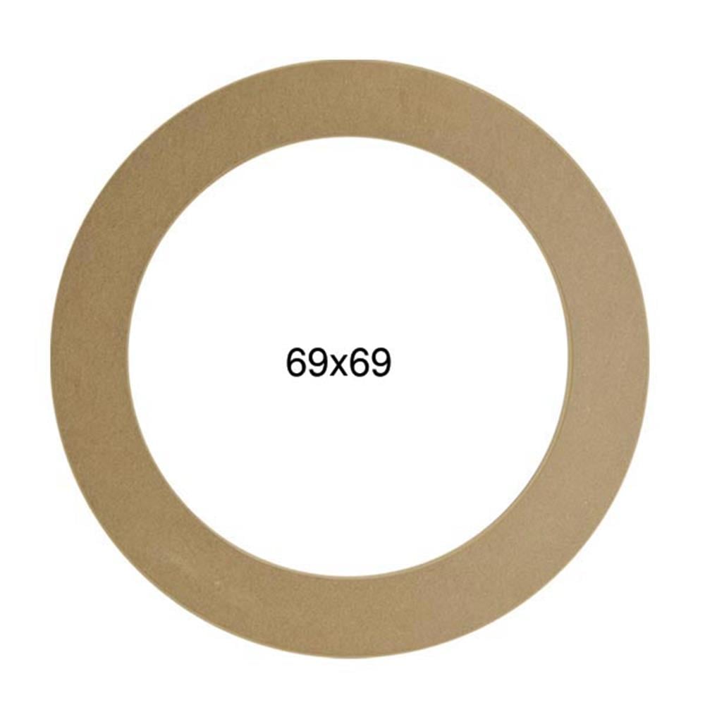 AY 174 BÜYÜK  YUVARLAK AYNA ÇERÇEVESİ 