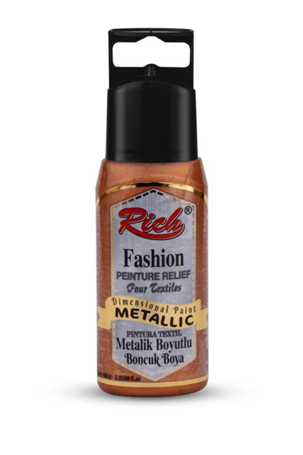 BOYUTLU BONCUK BOYA METALİK - BAKIR 060ml