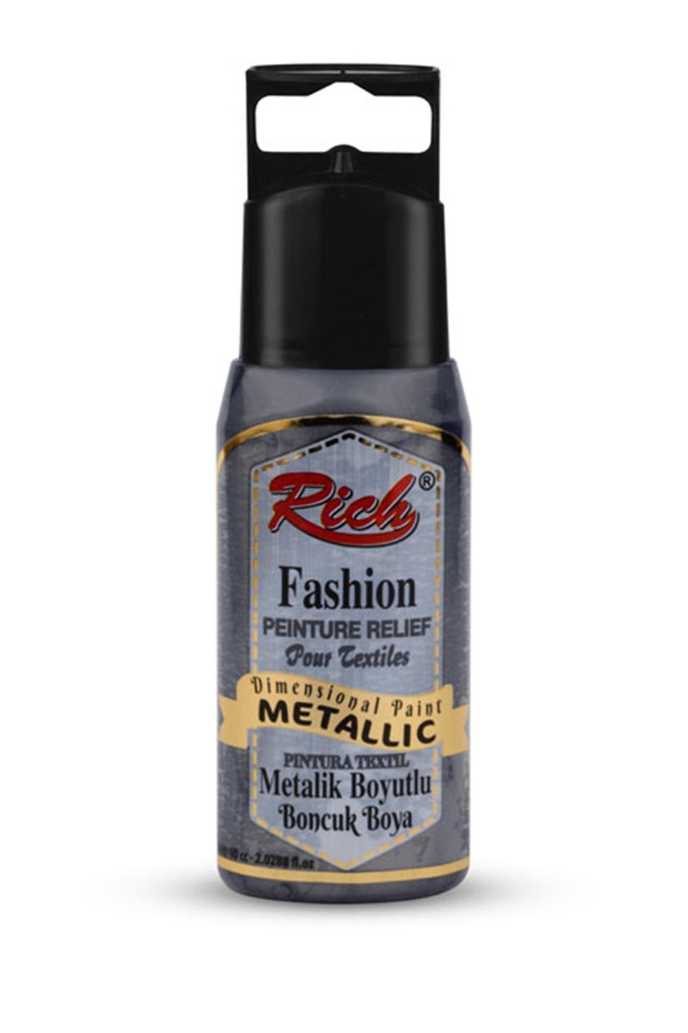 BOYUTLU BONCUK BOYA METALİK - FÜME 060ml