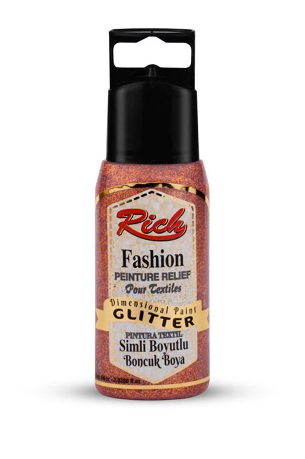 BOYUTLU BONCUK BOYA SİMLİ - BRONZ 060ml