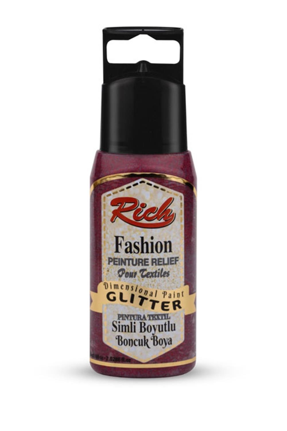 BOYUTLU BONCUK BOYA SİMLİ - KIRMIZI 060ml