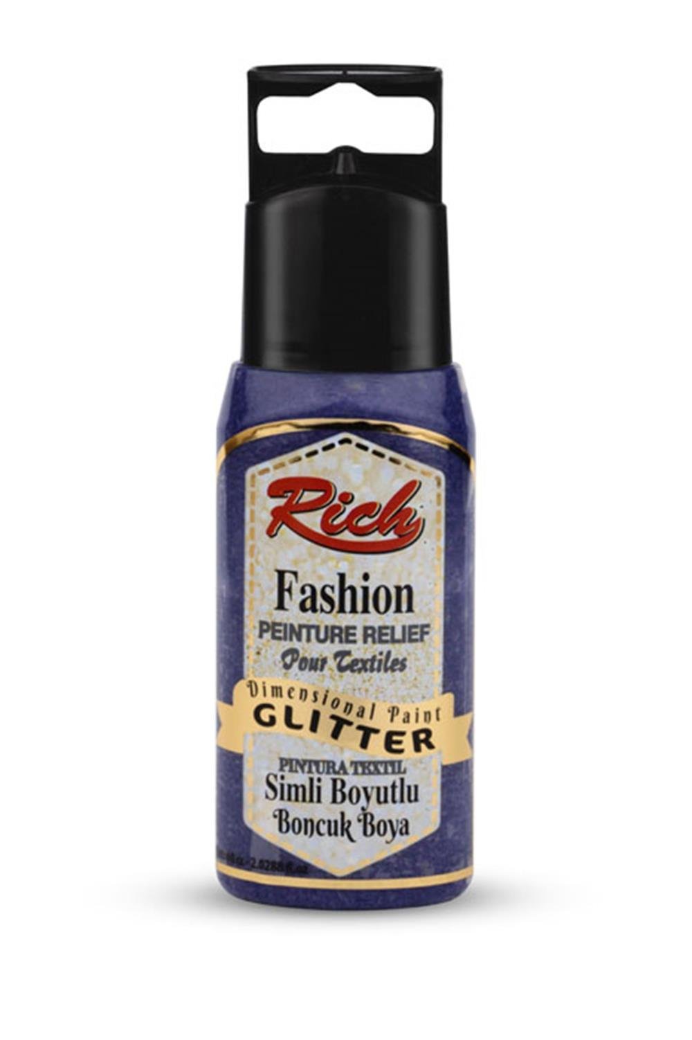 BOYUTLU BONCUK BOYA SİMLİ - MOR 060ml