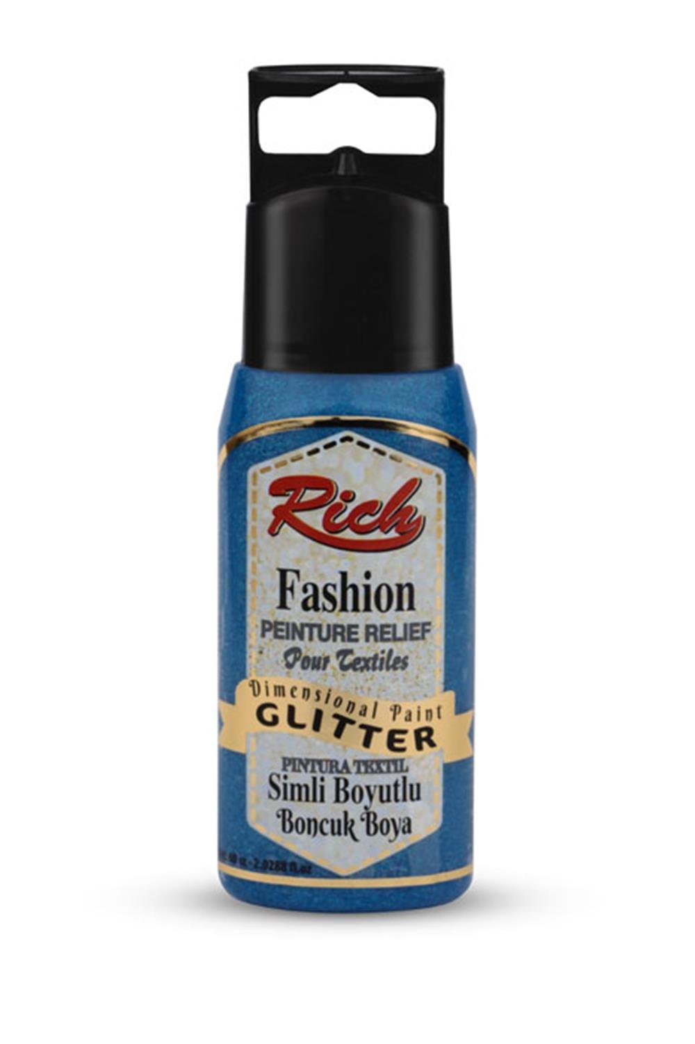 BOYUTLU BONCUK BOYA SİMLİ - TURKUAZ 060ml