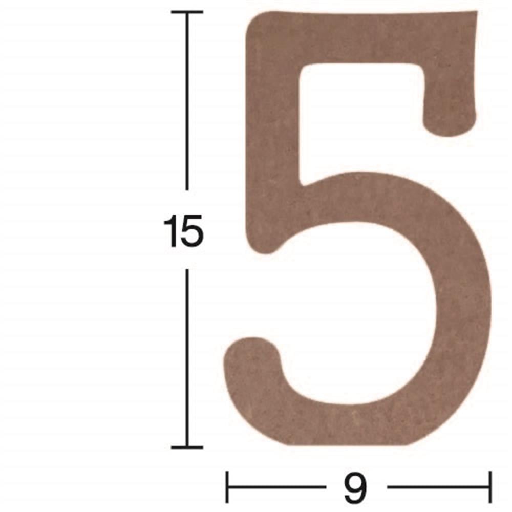 H 38 18 mm  '5' RAKAMI