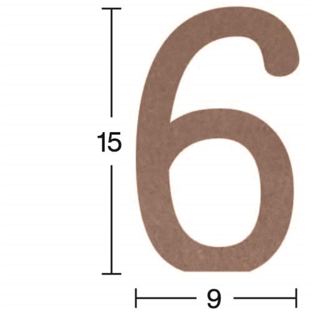 H 39 18 mm  '6' RAKAMI