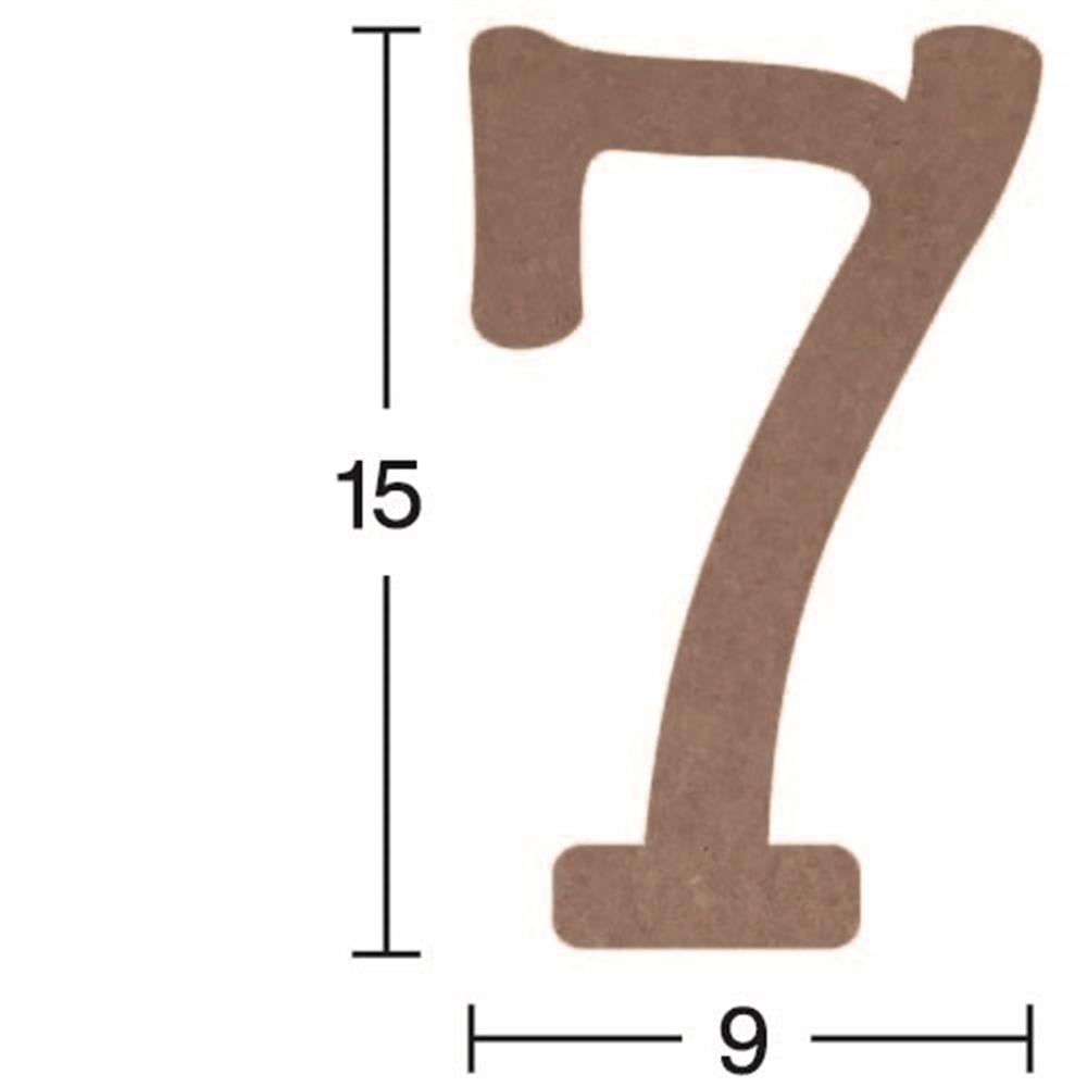 H 40 18 mm  '7' RAKAMI