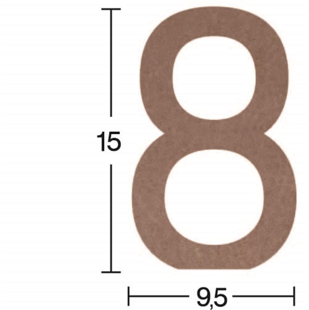 H 41 18 mm  '8' RAKAMI