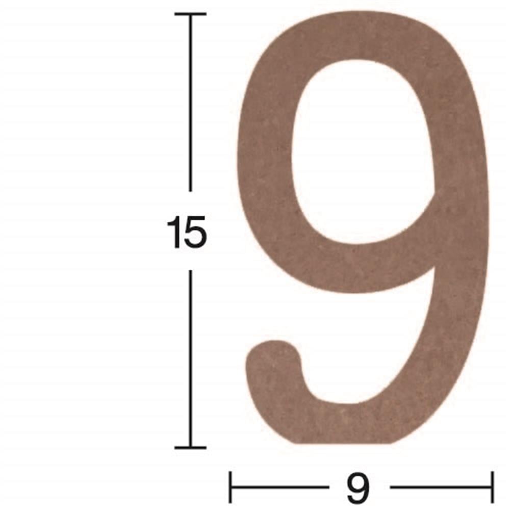 H 42 18 mm  '9' RAKAMI