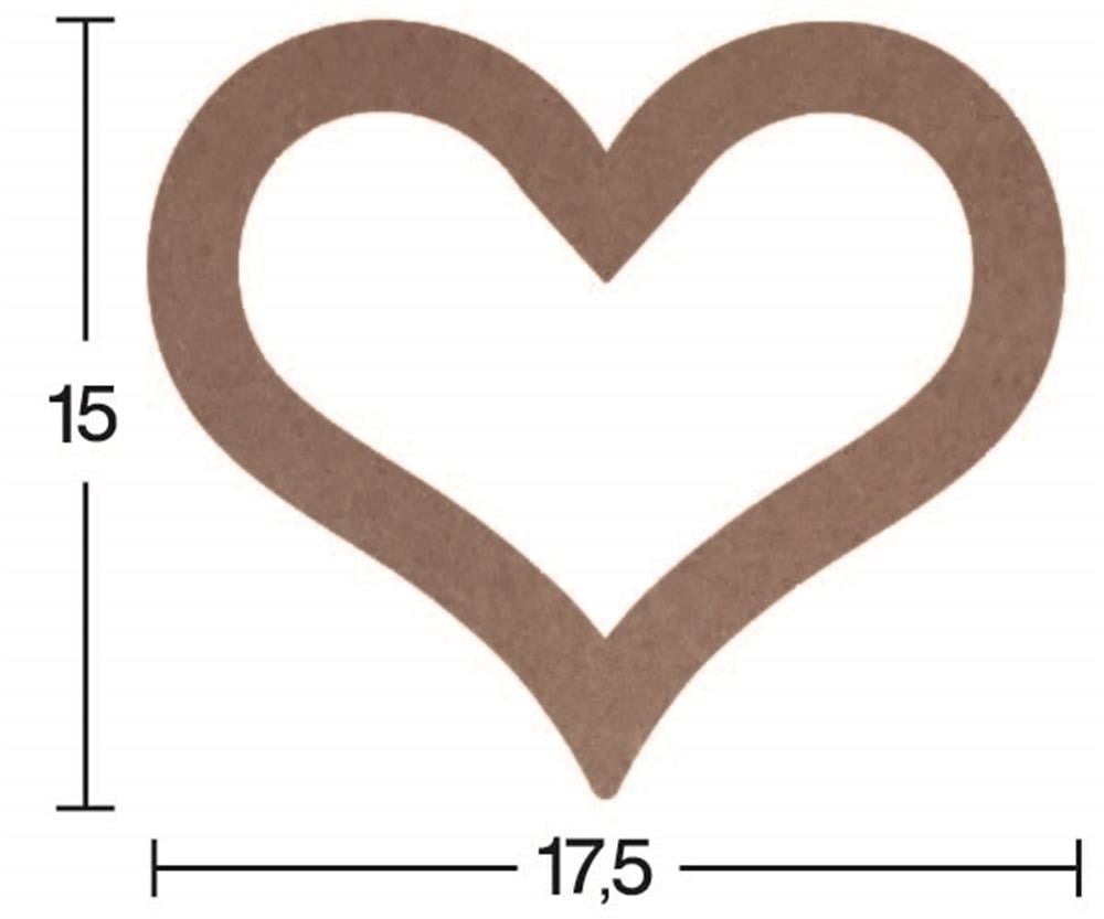 H 46 18 mm İÇİ BOŞ KALP