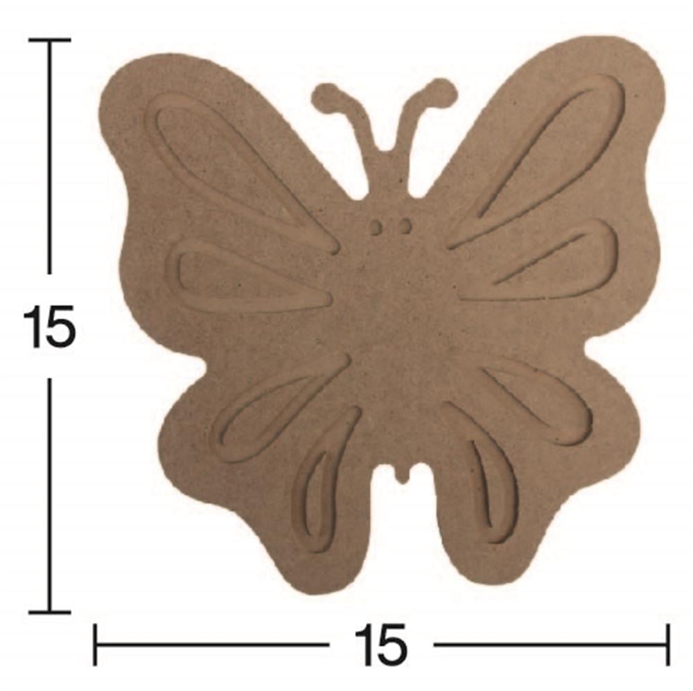 H 61 18 mm İŞLEMELİ KELEBEK