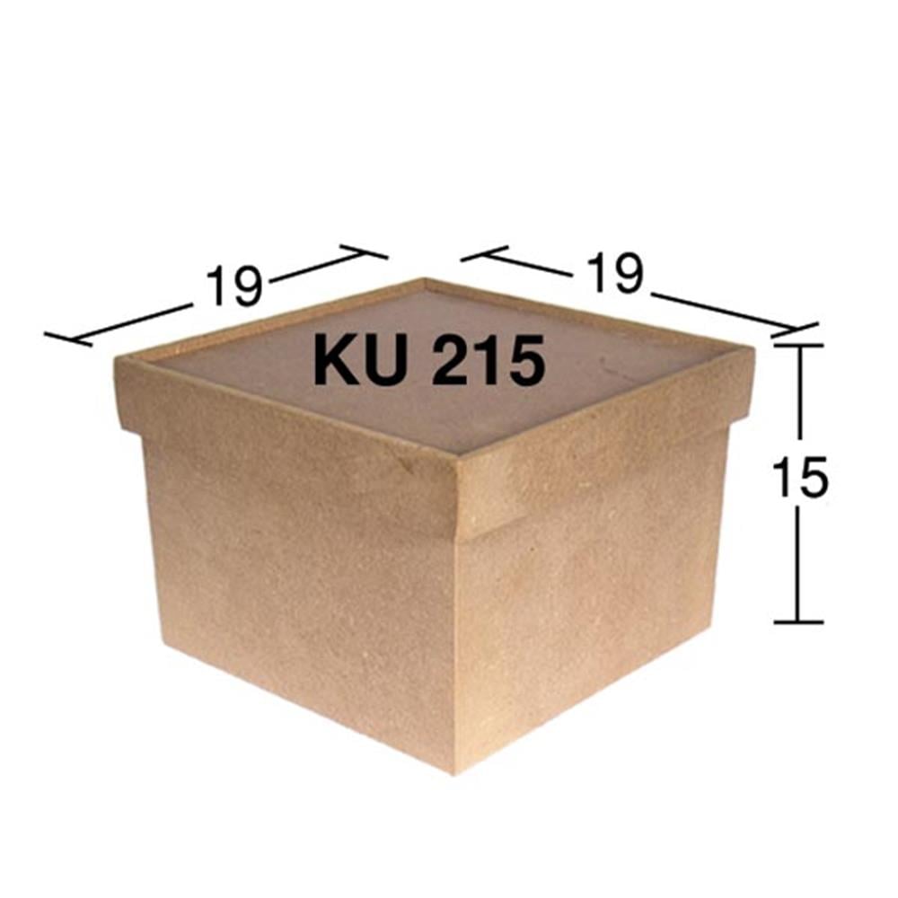 KU 215 KÜÇÜK  KARE SAKLAMA KABI