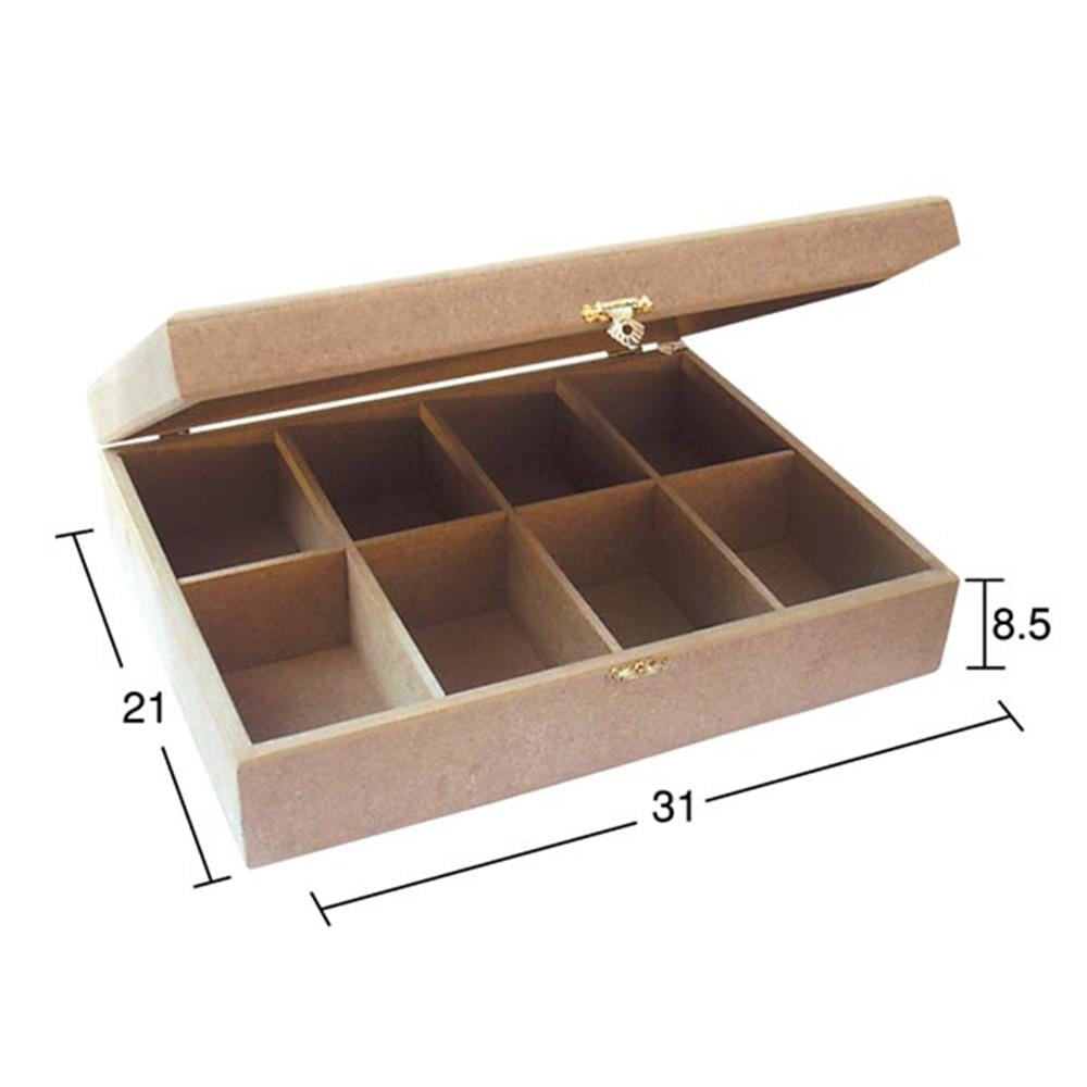 KU 243 8 BÖLMELİ DİKİŞ KUTU