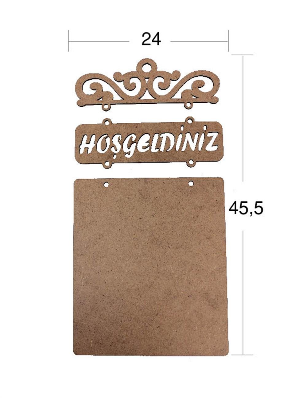 L 232 DÜZ  HOŞGELDİNİZ PANO