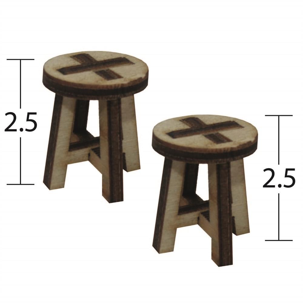 MN 53 MİNYATÜR 2 ADET TABURE