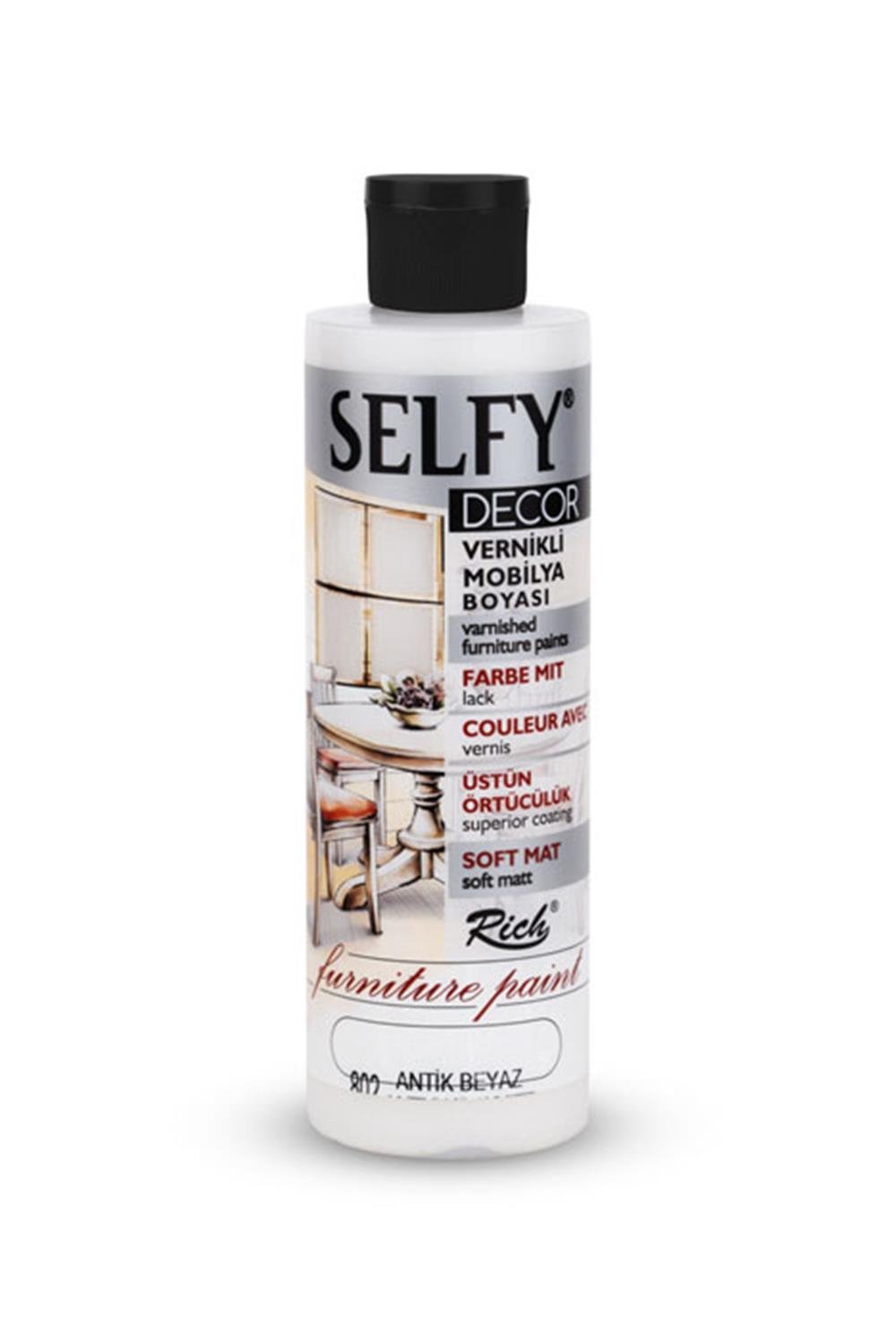 SELFY DECOR MOBİLYA BOYASI - ANTİK BEYAZ  240ml