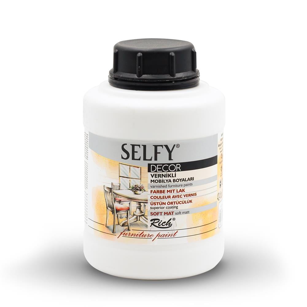 SELFY DECOR MOBİLYA BOYASI - BEYAZ 1250ml