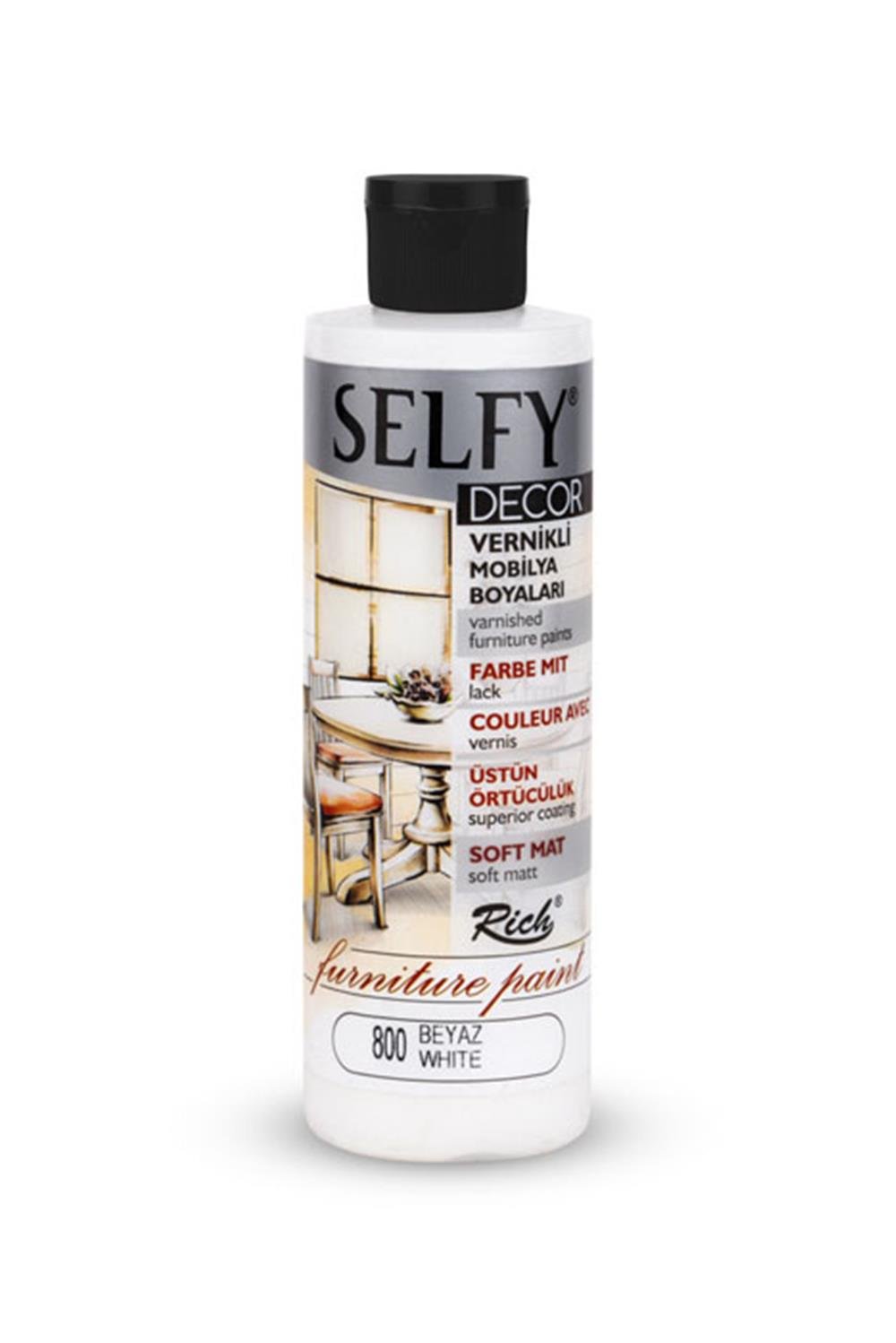 SELFY DECOR MOBİLYA BOYASI - BEYAZ 240ml