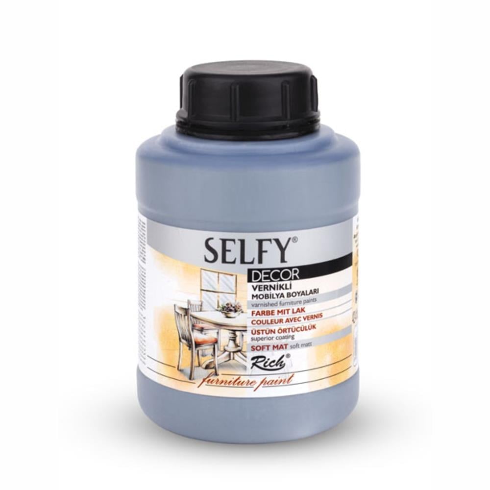 SELFY DECOR MOBİLYA BOYASI - İTALYAN GRİ  1250ml