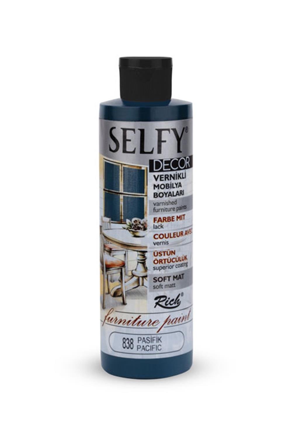 SELFY DECOR MOBİLYA BOYASI - PASİFİK  240ml