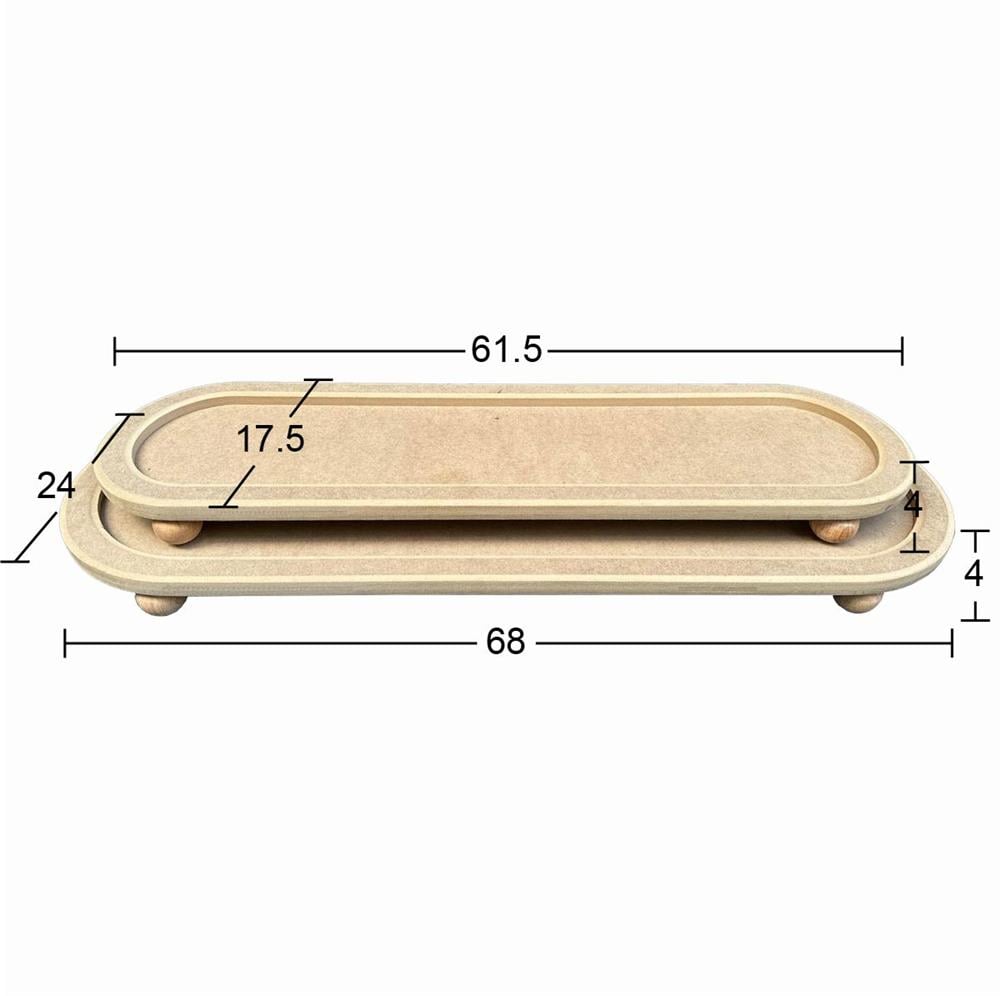 SN 32 2 Lİ OVAL TAKIM  TOP AYAKLI SUNUMLUK